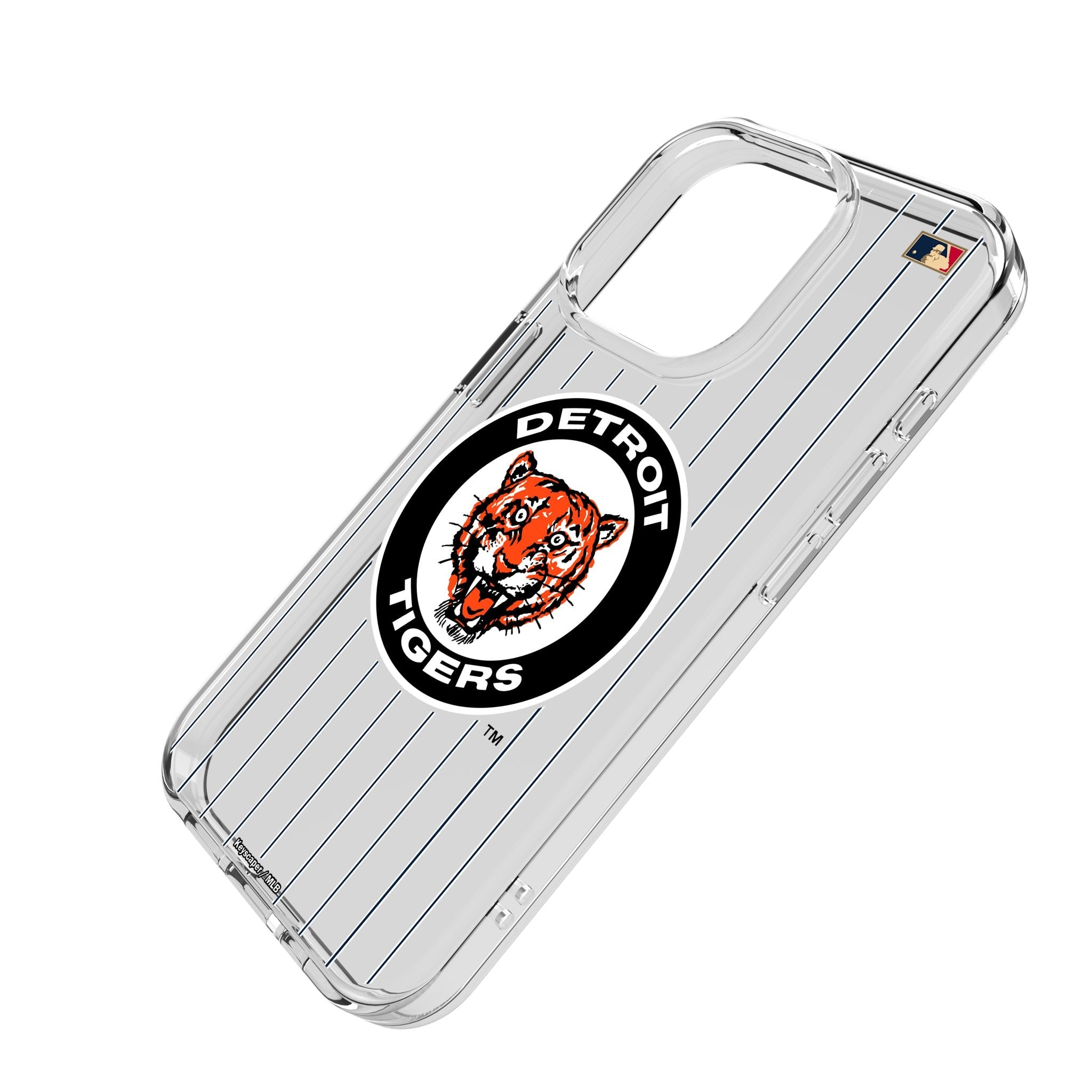 Detroit Tigers 1961-1963 - Cooperstown Collection Pinstripe Clear Phone Case for Apple iPhone 2