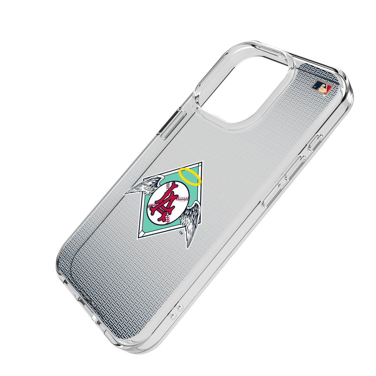 LA Angels 1961-1965 - Cooperstown Collection Linen Clear Phone Case for Apple iPhone