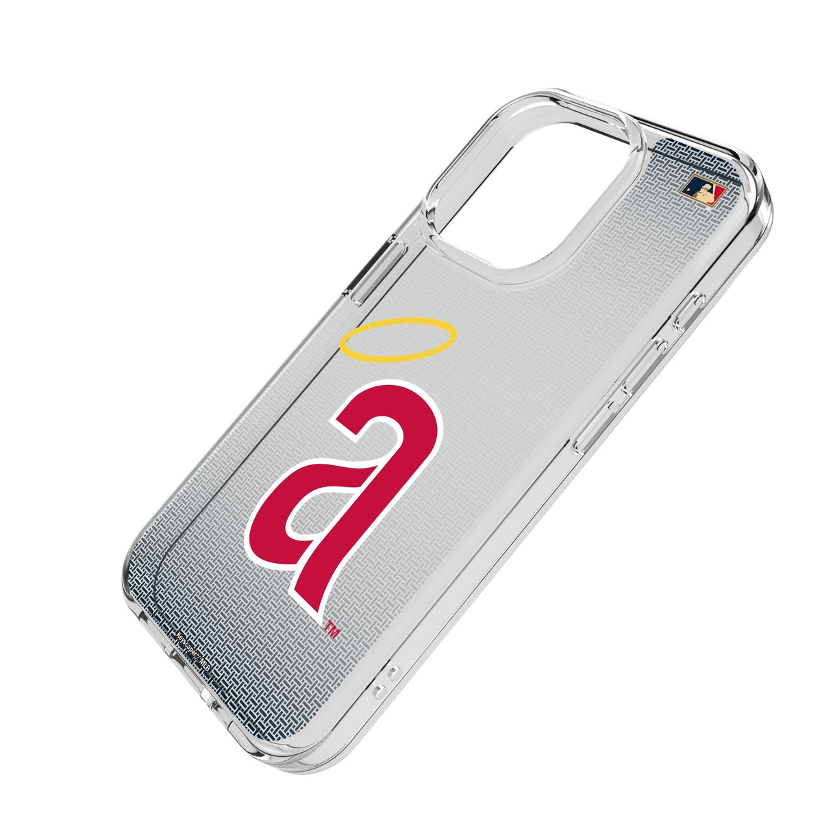 LA Angels 1971 - Cooperstown Collection Linen Clear Phone Case for Apple iPhone 2
