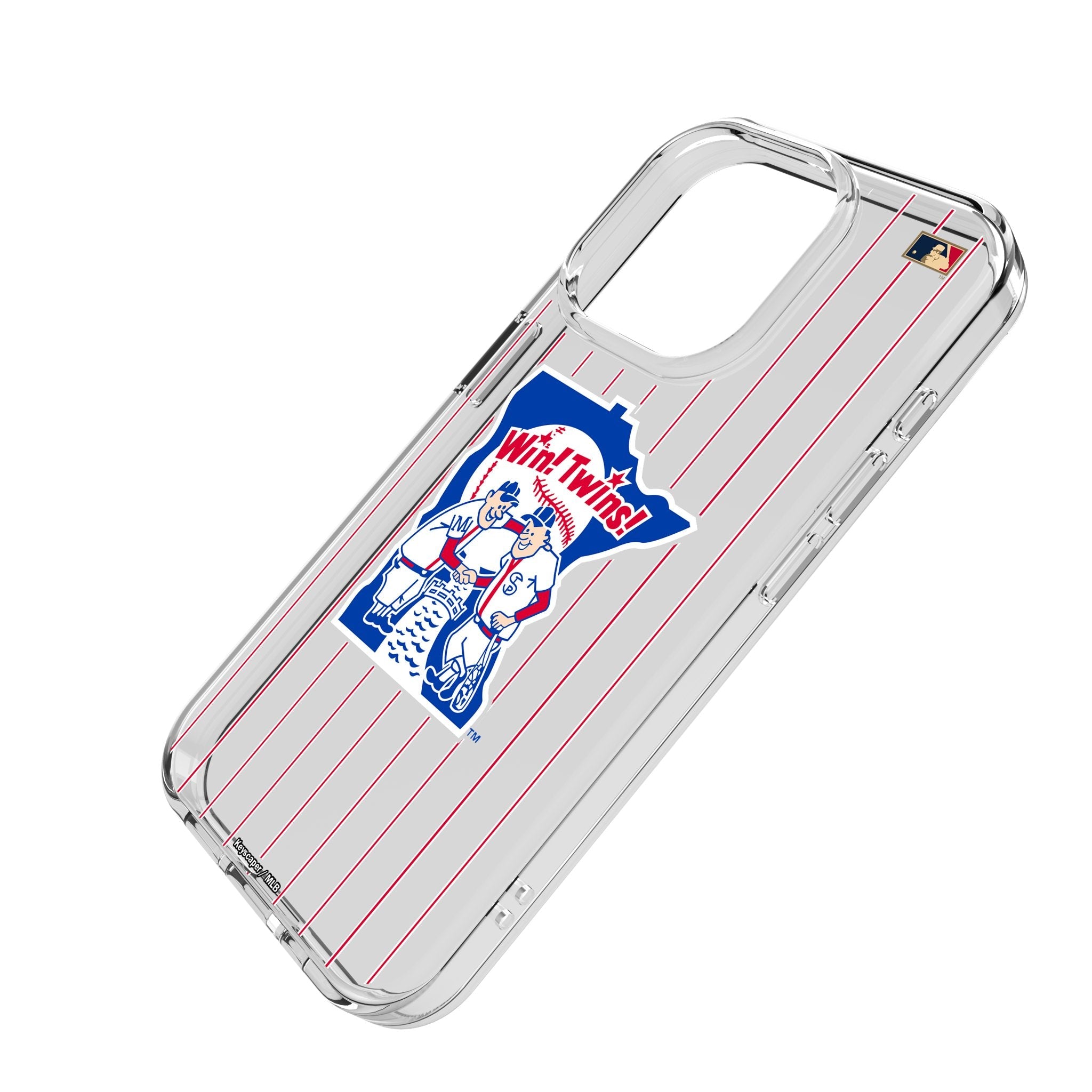 Minnesota Twins 1976-1986 - Cooperstown Collection Pinstripe Clear Phone Case for Apple iPhone 2