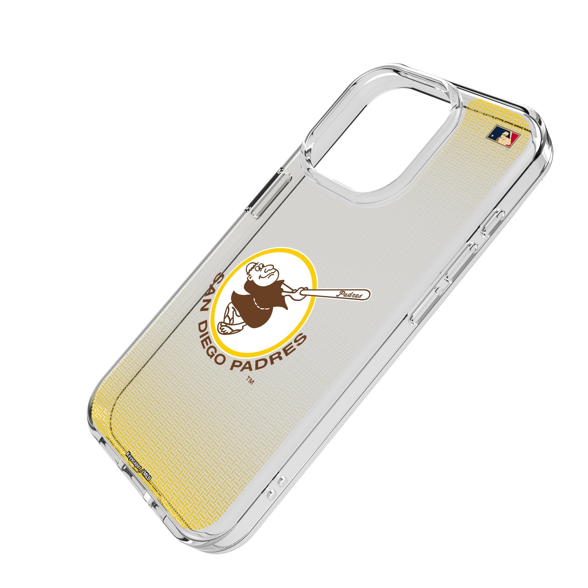 San Diego Padres 1969-1984 - Cooperstown Collection Linen Clear Phone Case for Apple iPhone 2