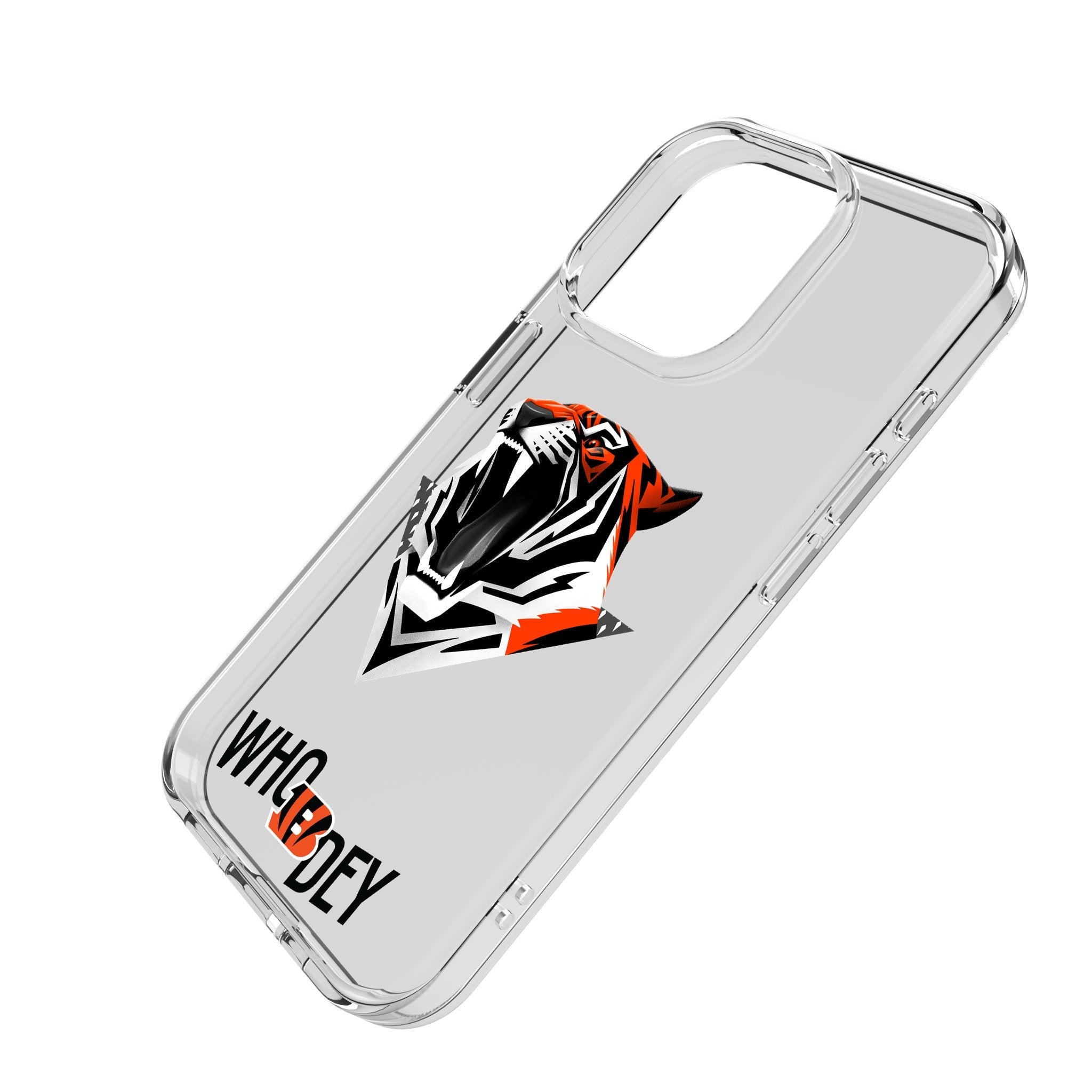 Cincinnati Bengals 2024 Edition Clear Phone Case for Apple iPhone 2