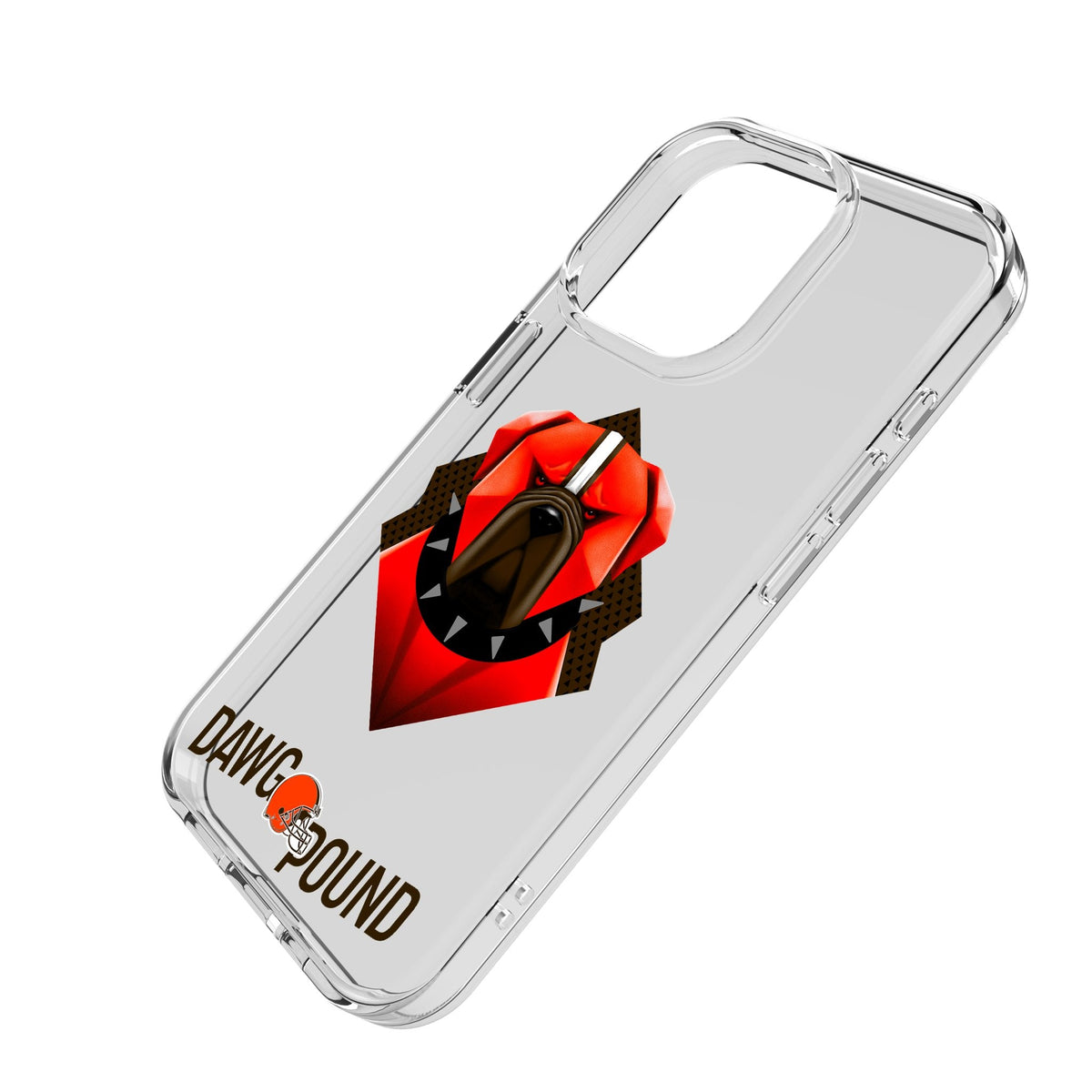 Cleveland Browns 2024 Edition Clear Phone Case for Apple iPhone 2
