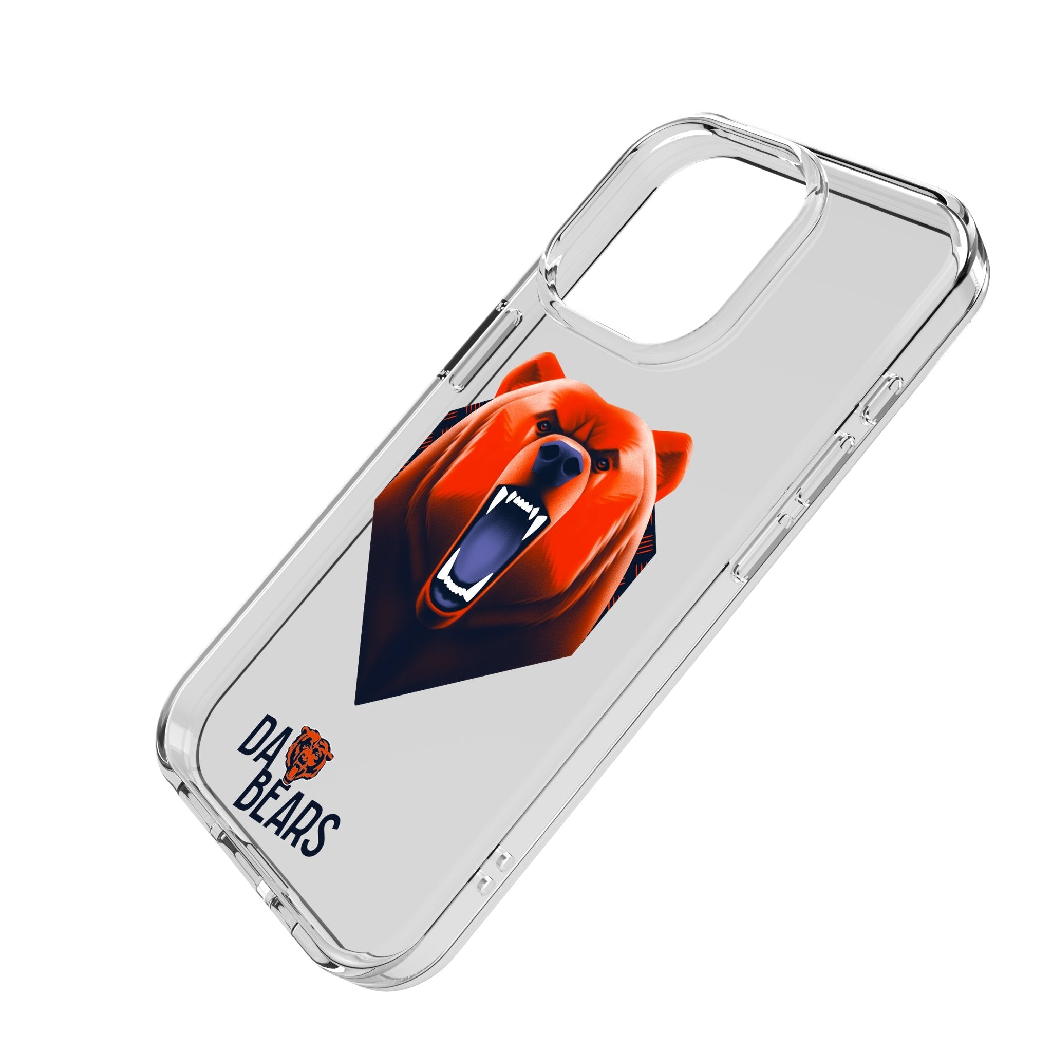 Chicago Bears 2024 Edition Clear Phone Case for Apple iPhone 2