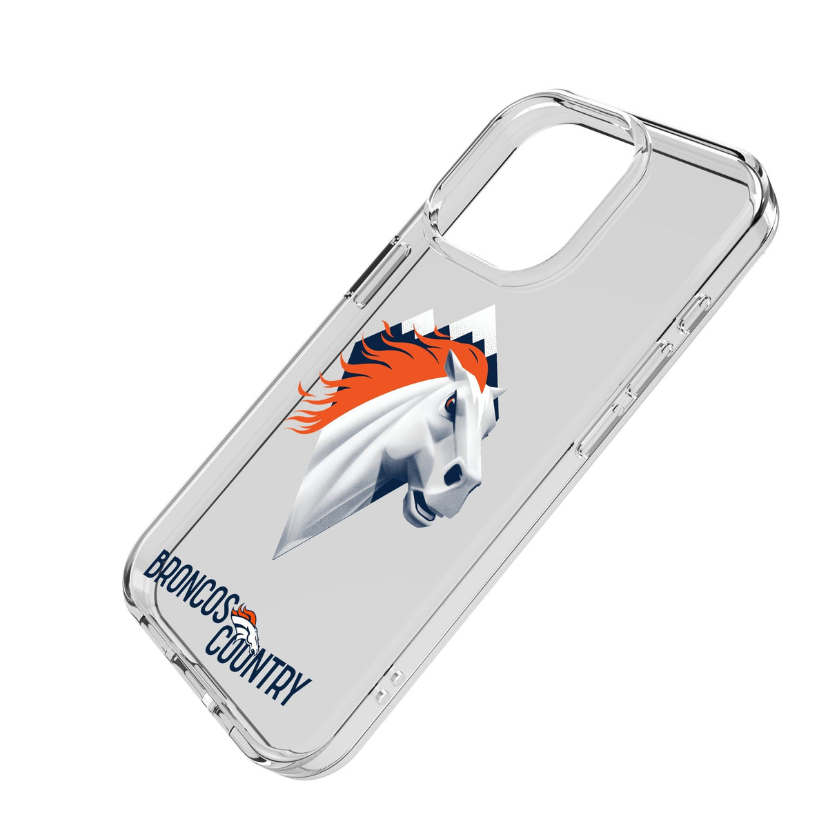 Denver Broncos 2024 Edition Clear Phone Case for Apple iPhone 2