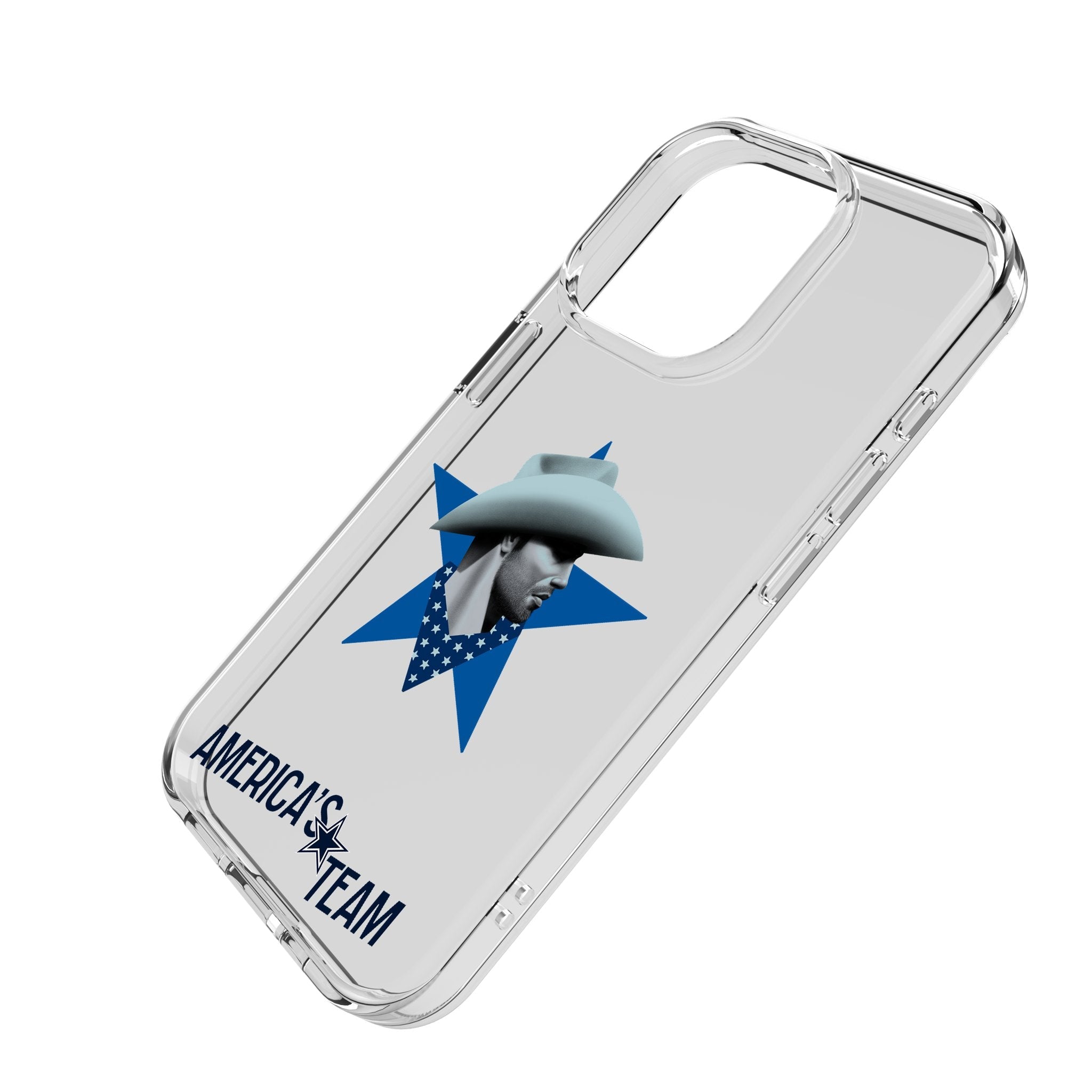 Dallas Cowboys 2024 Edition Clear Phone Case for Apple iPhone