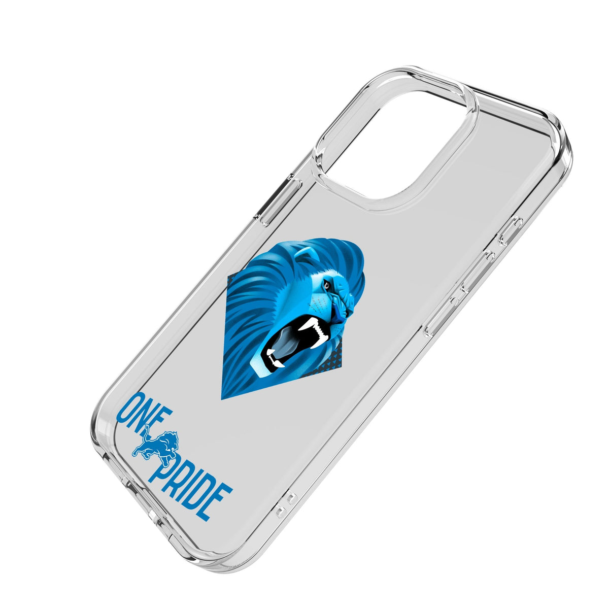 Detroit Lions 2024 Edition Clear Phone Case for Apple iPhone 1