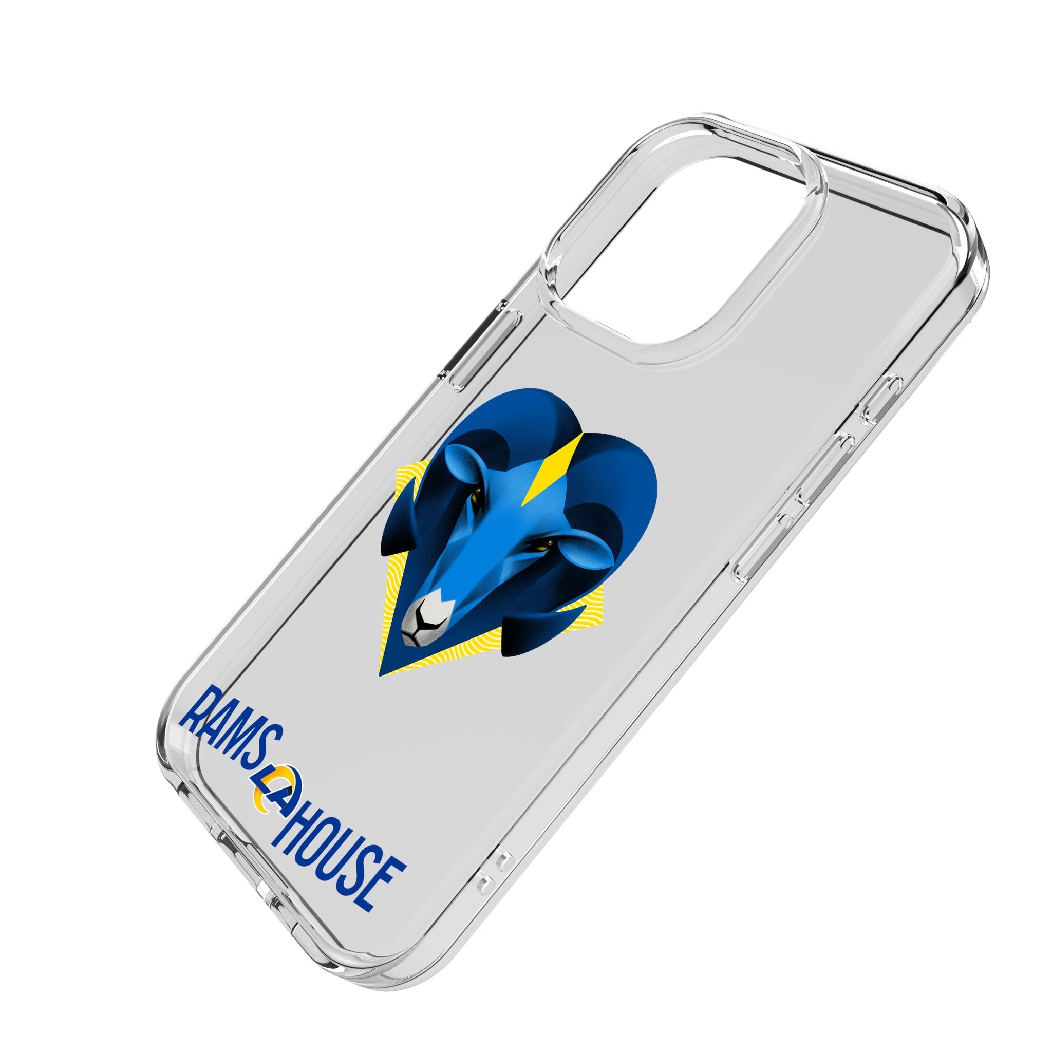 Los Angeles Rams 2024 Edition Clear Phone Case for Apple iPhone 2