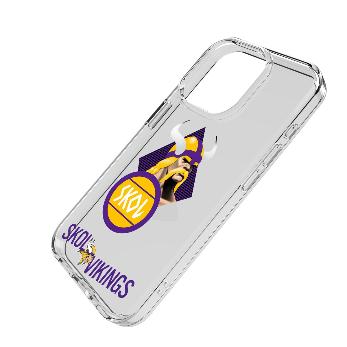 Minnesota Vikings 2024 Edition Clear Phone Case for Apple iPhone 2