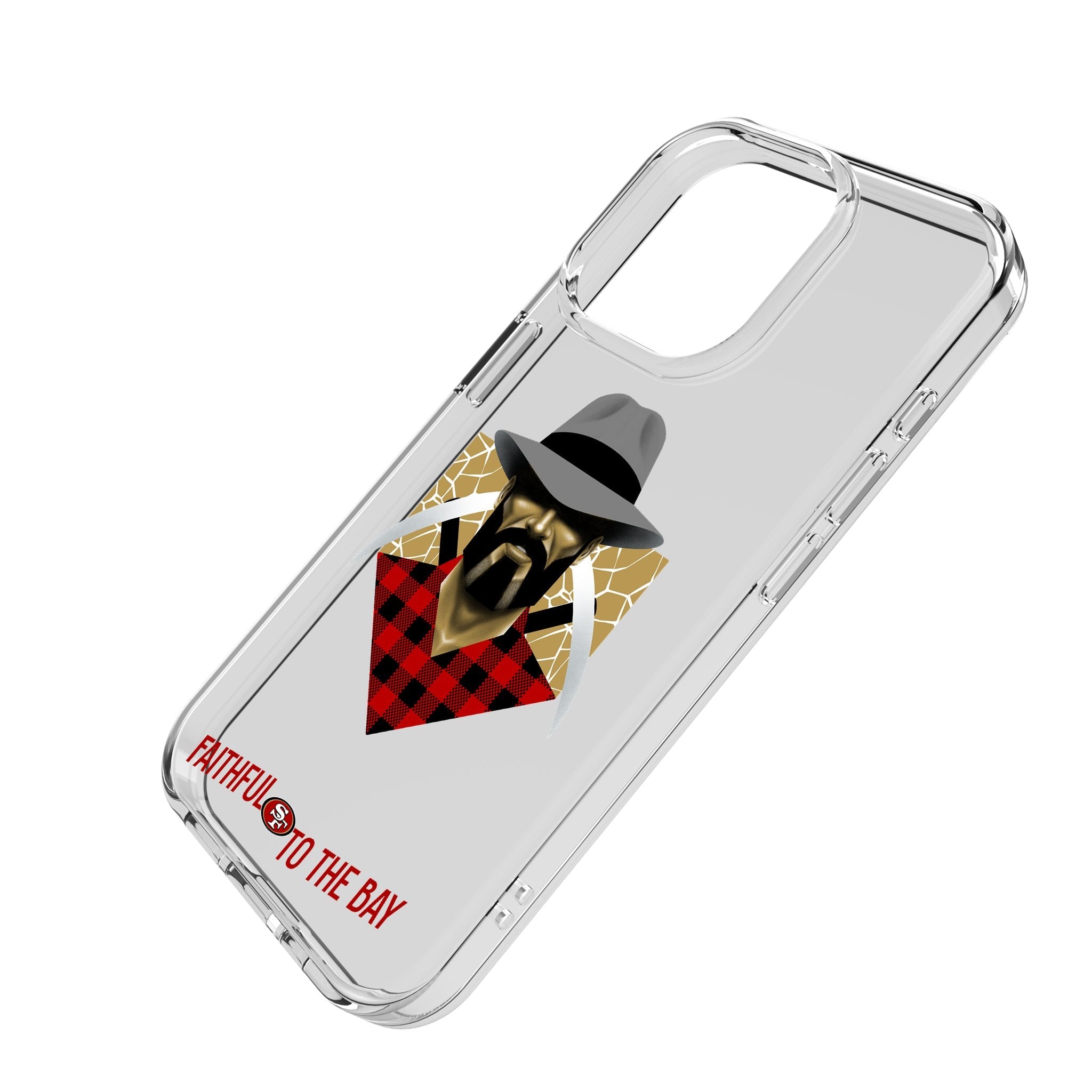 San Francisco 49ers 2024 Edition Clear Phone Case for Apple iPhone 2