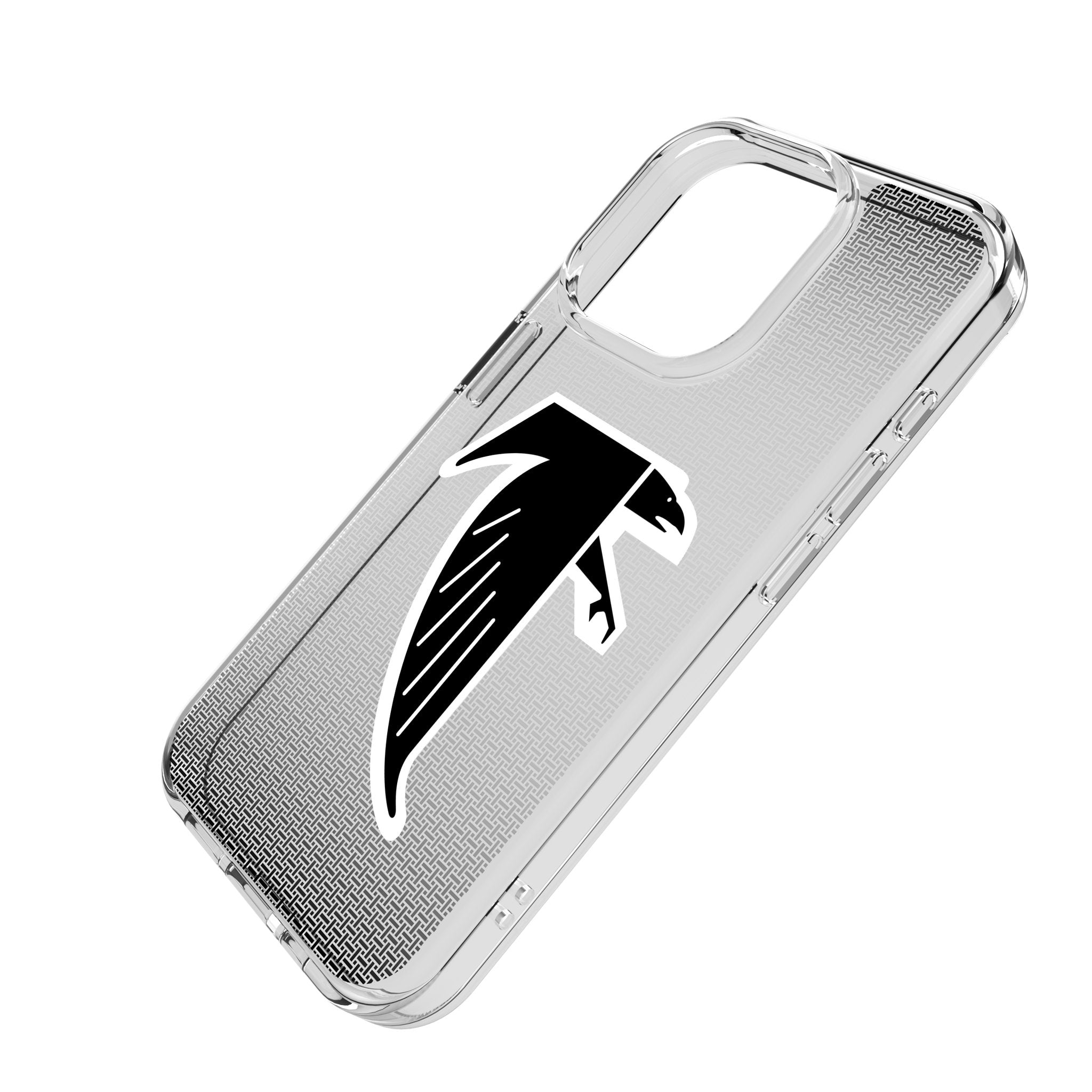 Atlanta Falcons Classic Linen Clear Phone Case for Apple iPhone 2
