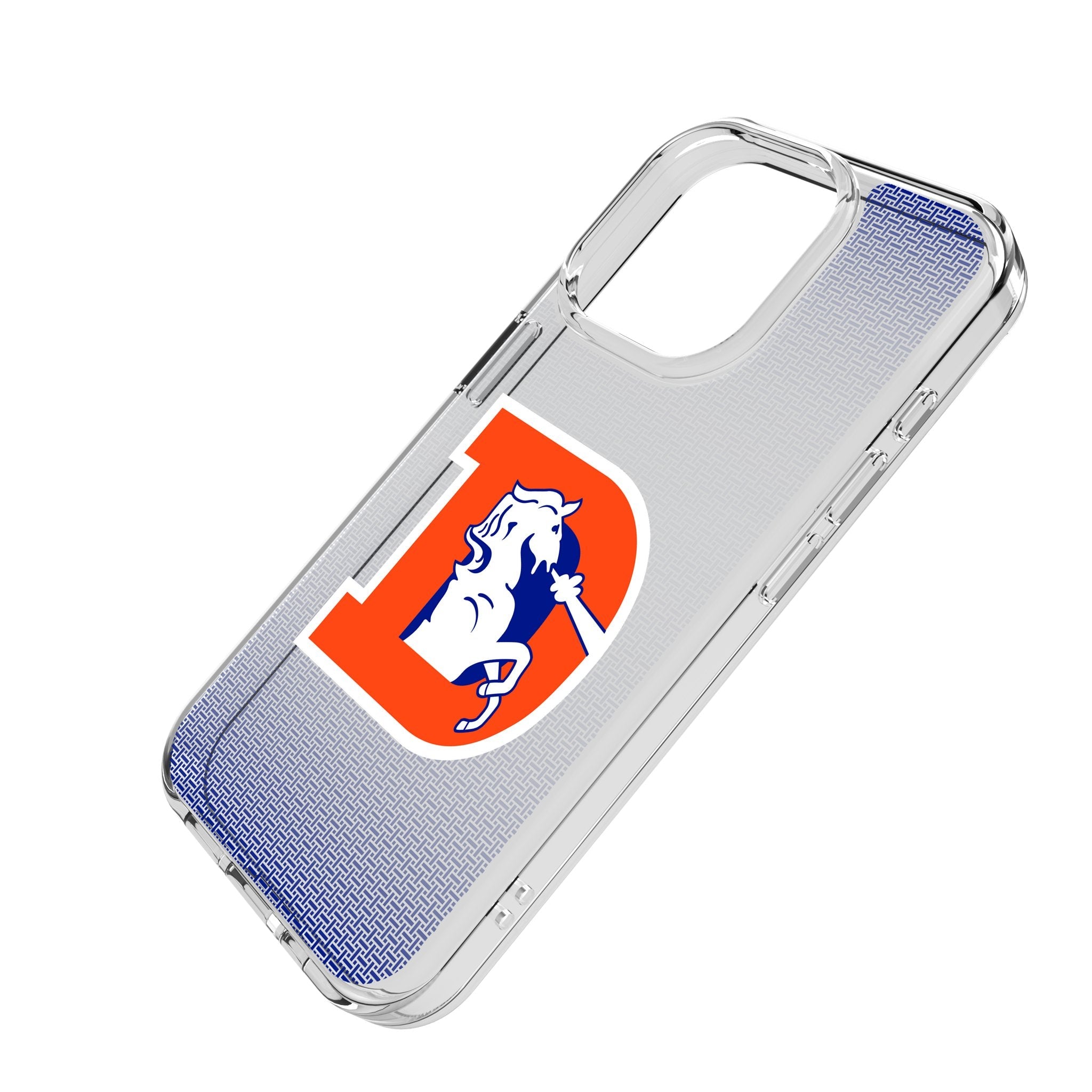 Denver Broncos 1993-1996 Historic Collection Linen Clear Phone Case for Apple iPhone 2
