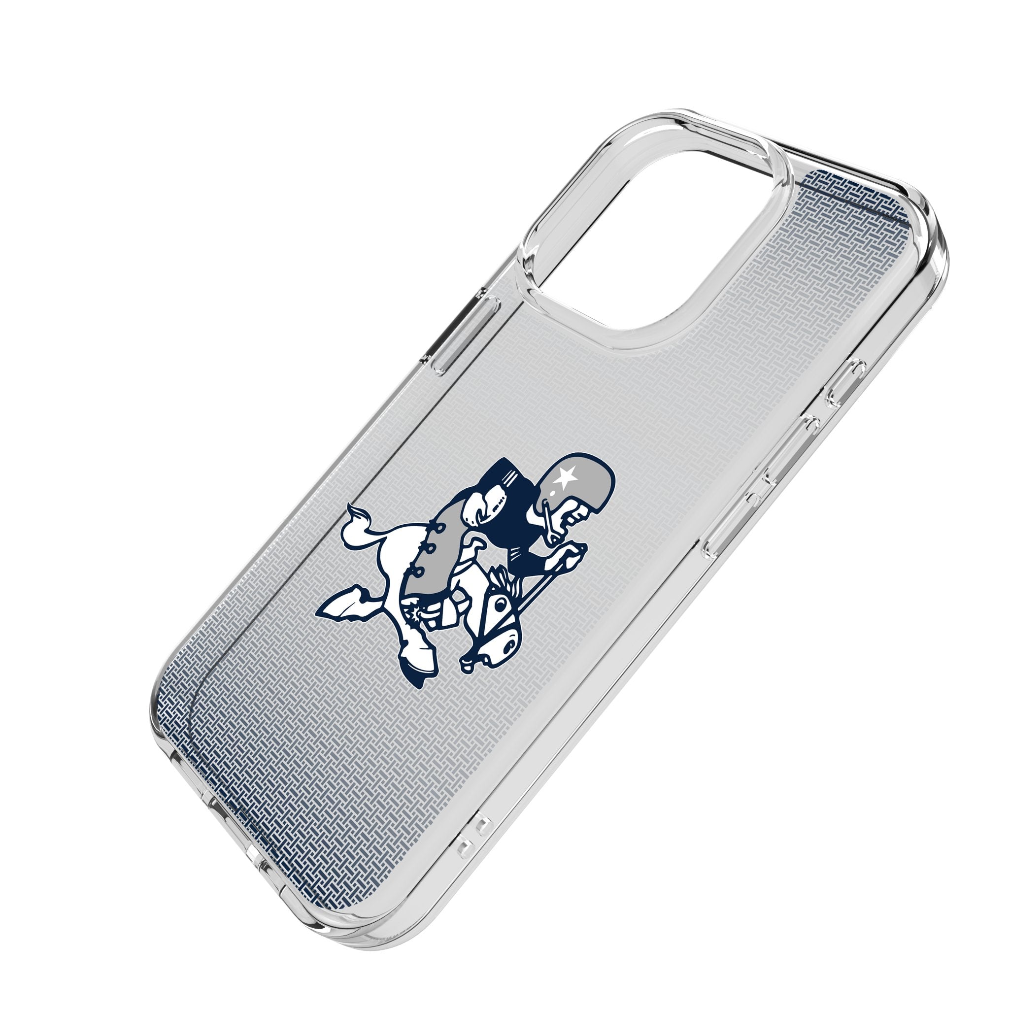 Dallas Cowboys 1966-1969 Historic Collection Linen Clear Phone Case for Apple iPhone