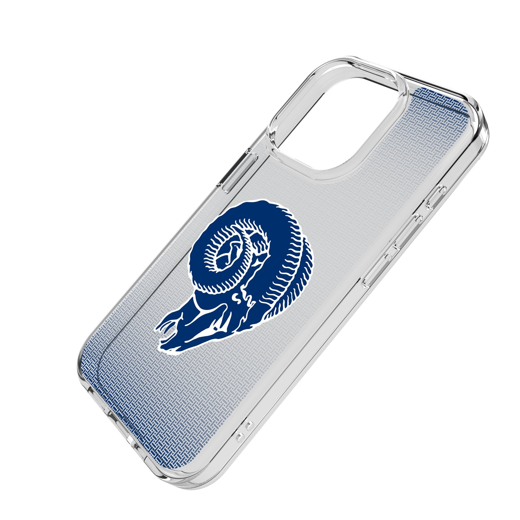 Los Angeles Rams Historic Collection Linen Clear Phone Case for Apple iPhone 2