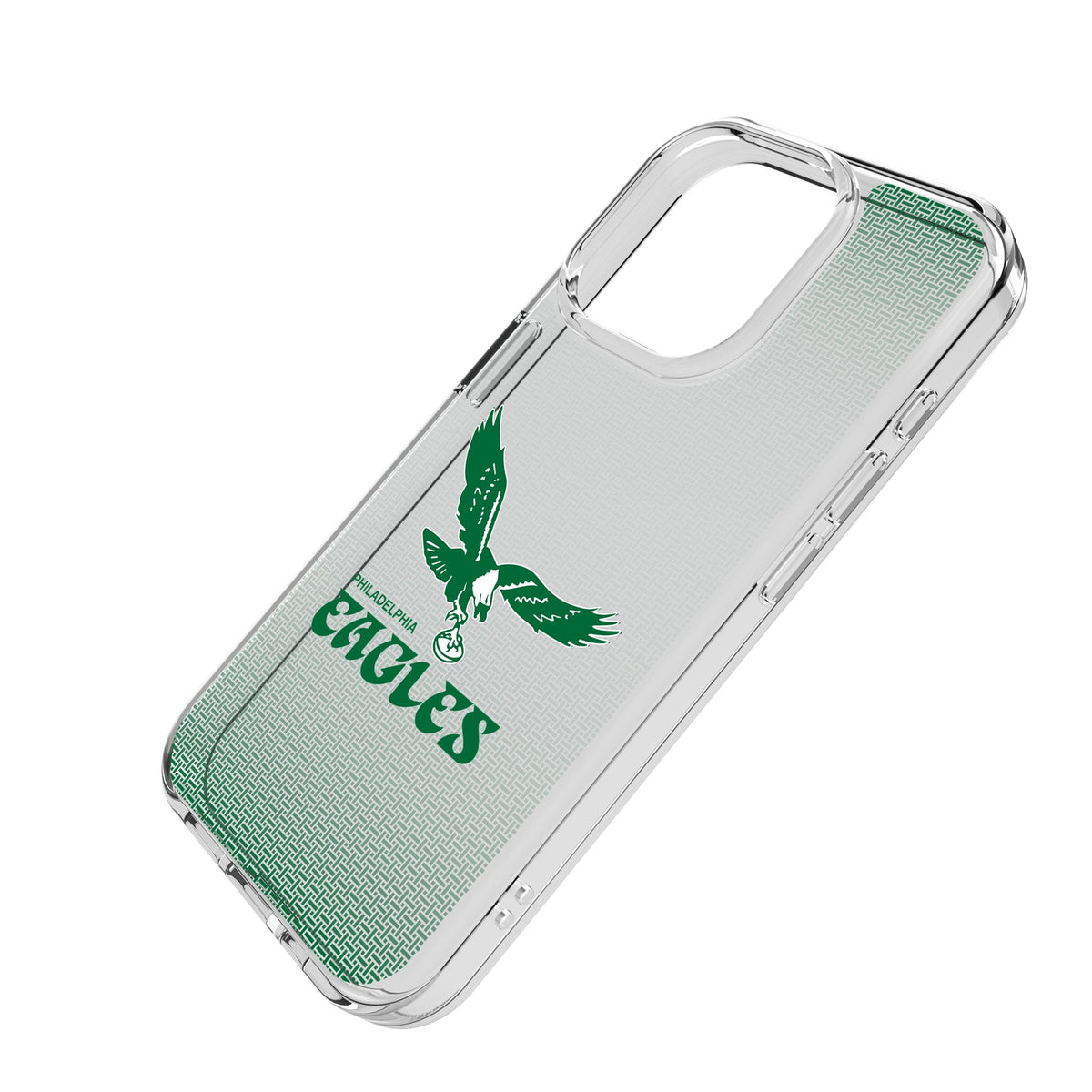 Philadelphia Eagles 1973-1995 Historic Collection Linen Clear Phone Case for Apple iPhone 2