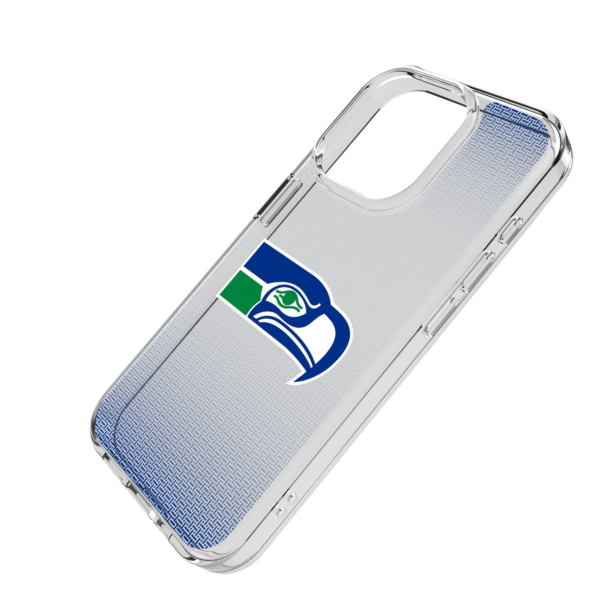 Seattle Seahawks Historic Collection Linen Clear Phone Case for Apple iPhone 2