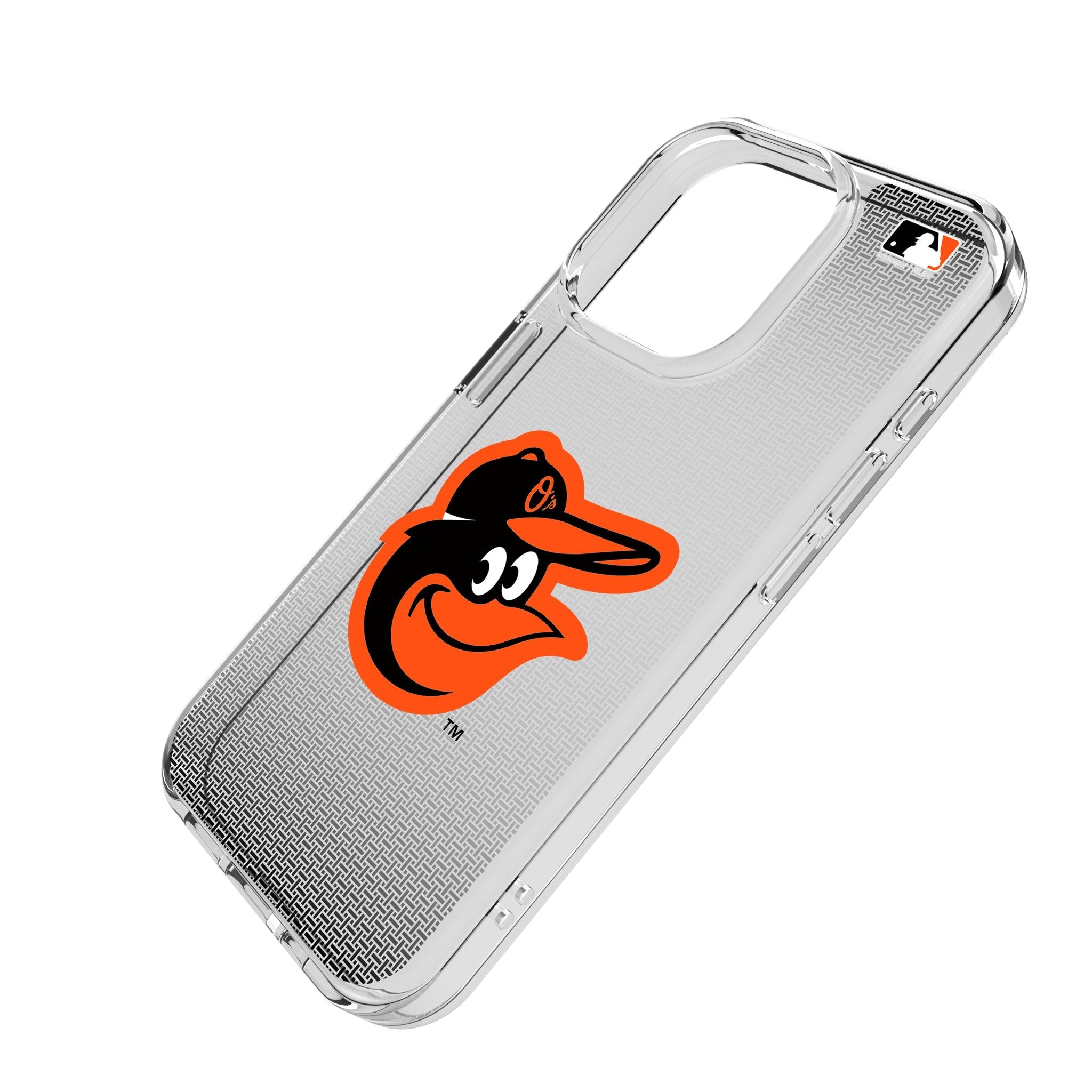 Baltimore Orioles Linen Clear Phone Case for Apple iPhone