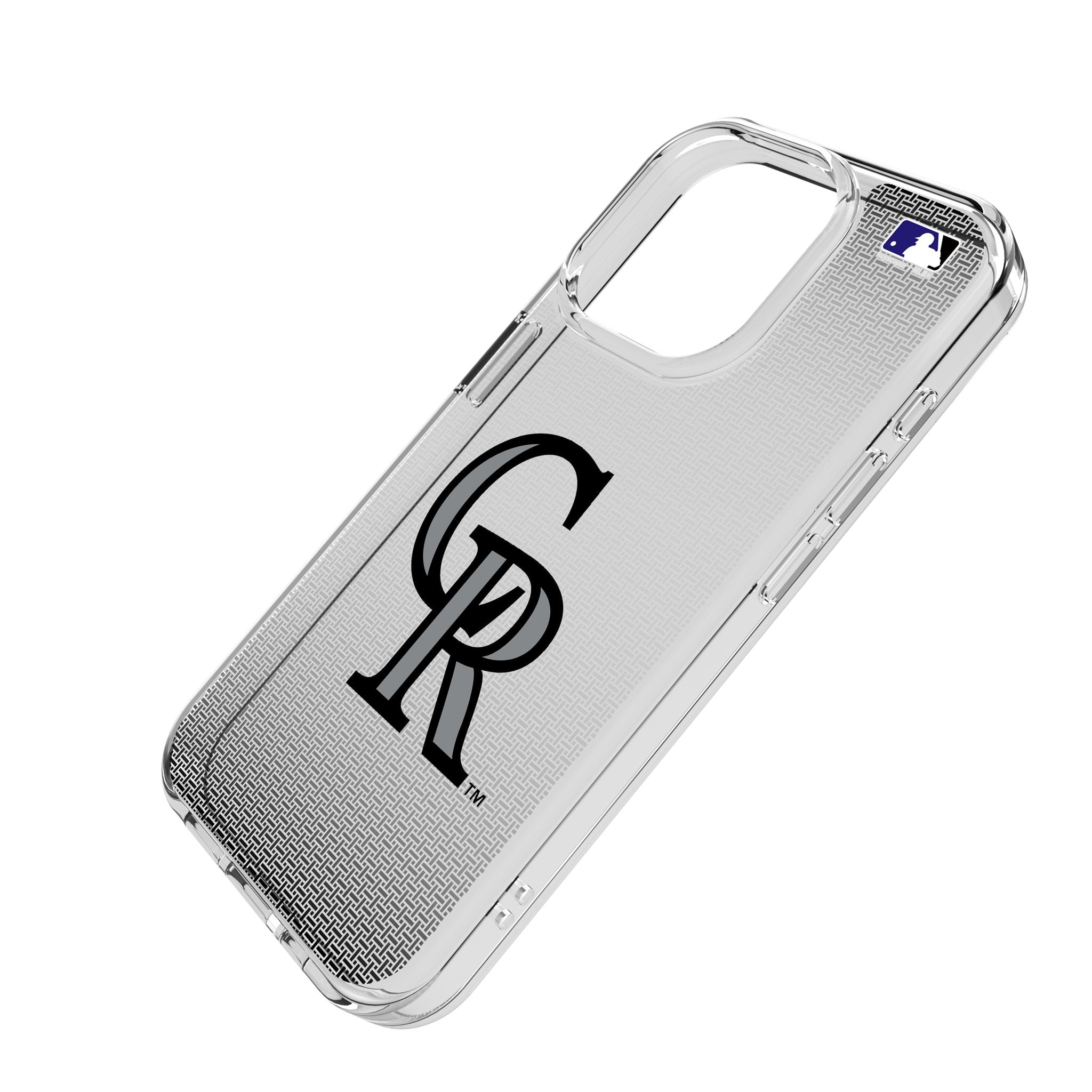 Colorado Rockies Linen Clear Phone Case for Apple iPhone