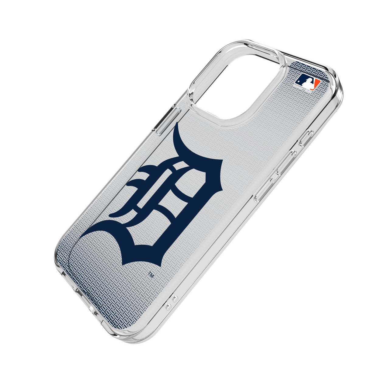 Detroit Tigers Linen Clear Phone Case for Apple iPhone 2