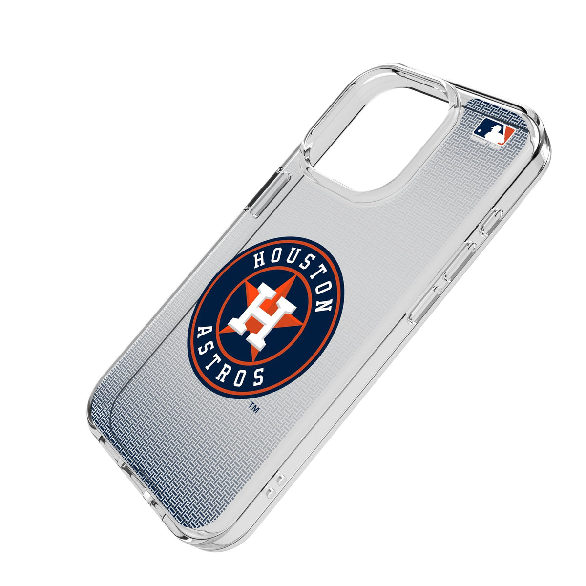 Houston Astros Linen Clear Phone Case for Apple iPhone 2