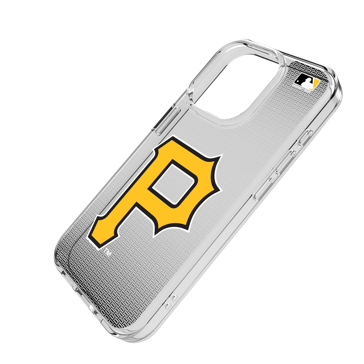 Pittsburgh Pirates Linen Clear Phone Case for Apple iPhone 2