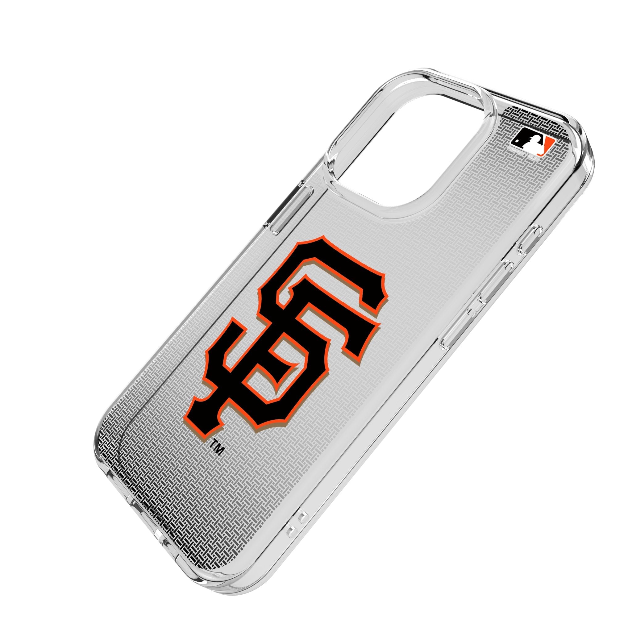 San Francisco Giants Linen Clear Phone Case for Apple iPhone