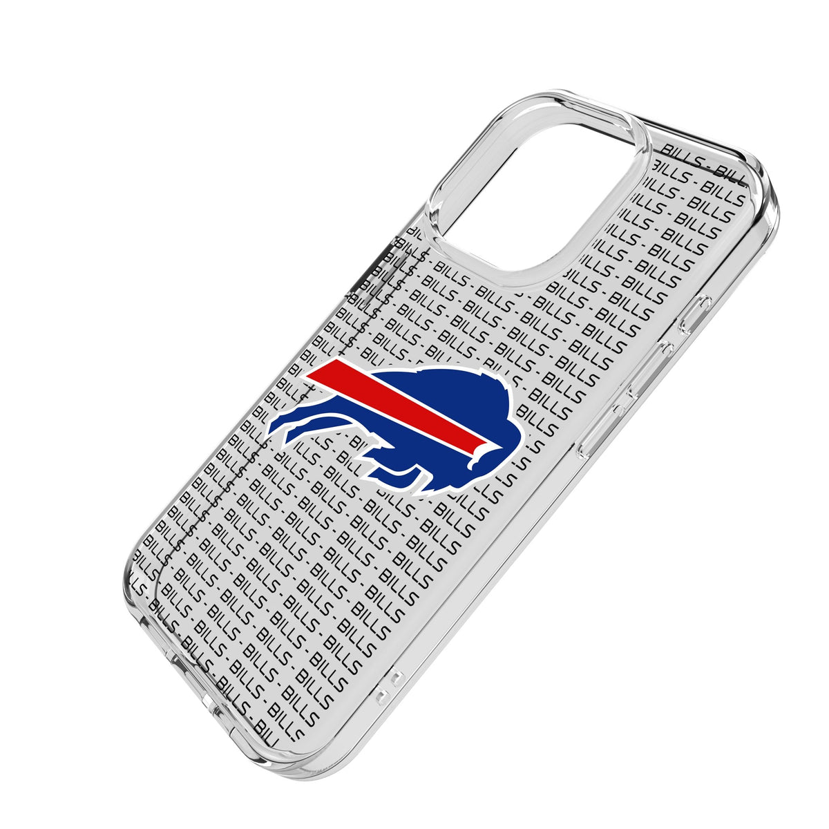 Buffalo Bills Text Backdrop Clear Phone Case for Apple iPhone