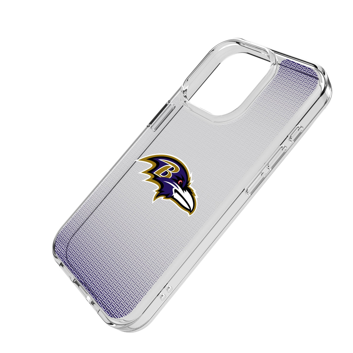 Baltimore Ravens Linen Clear Phone Case for Apple iPhone 2