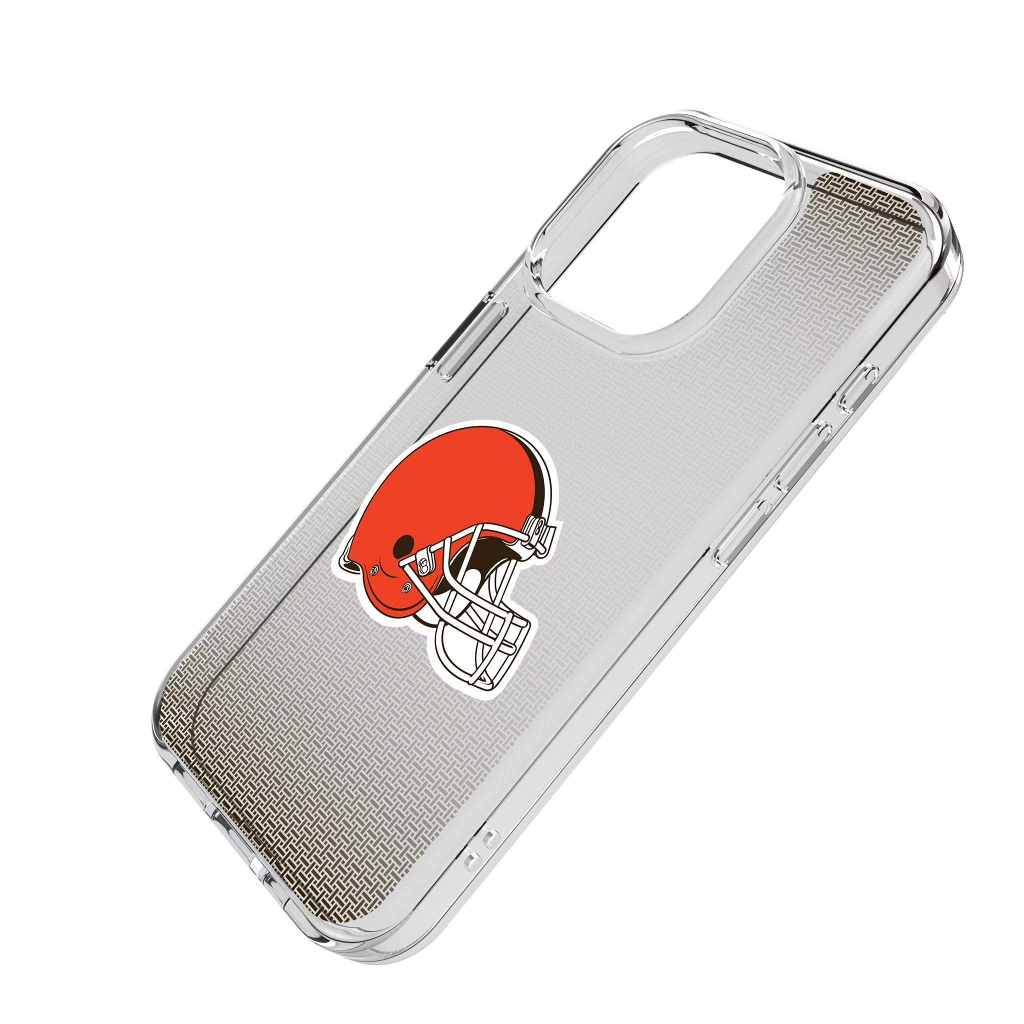 Cleveland Browns Linen Clear Phone Case for Apple iPhone 2