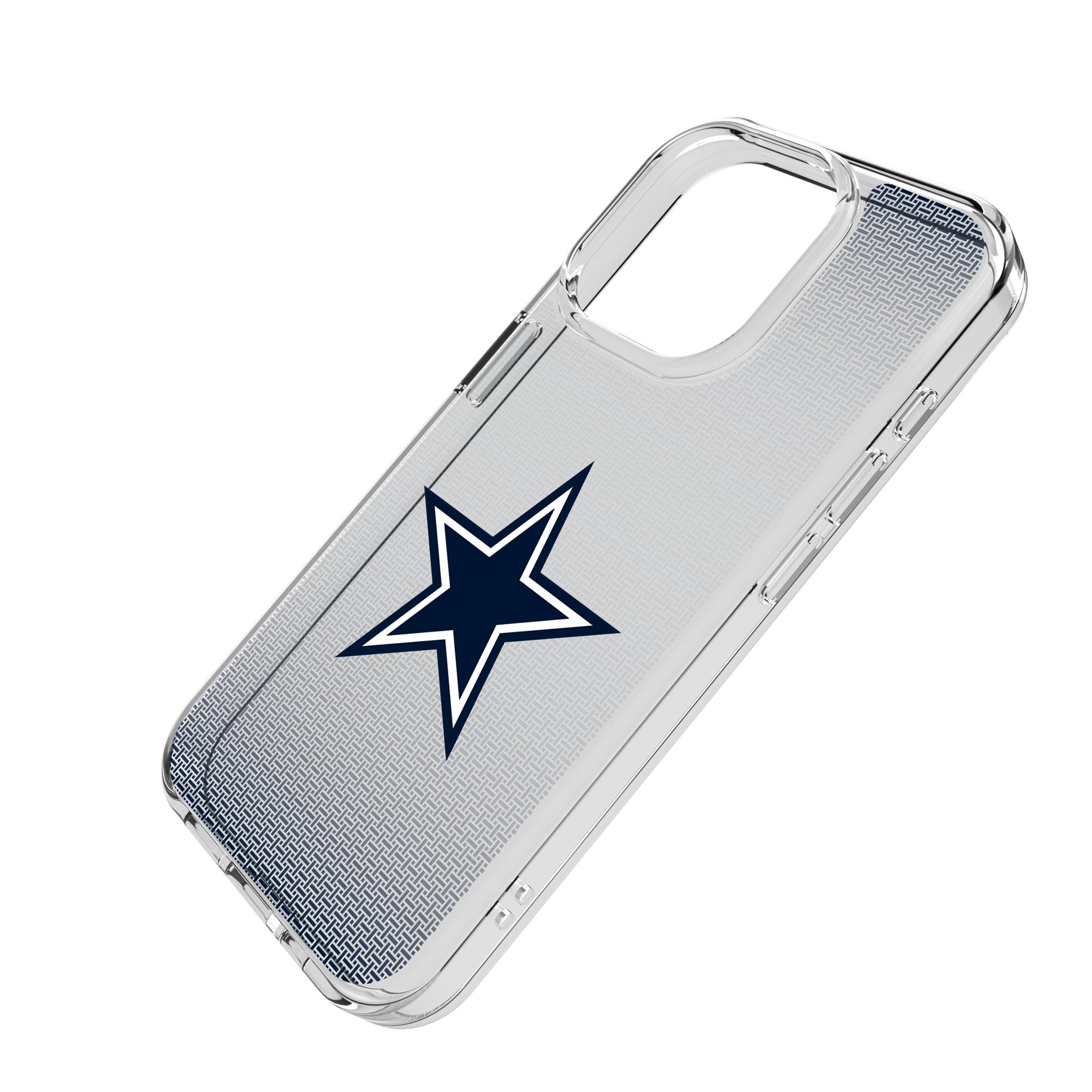 Dallas Cowboys Linen Clear Phone Case for Apple iPhone