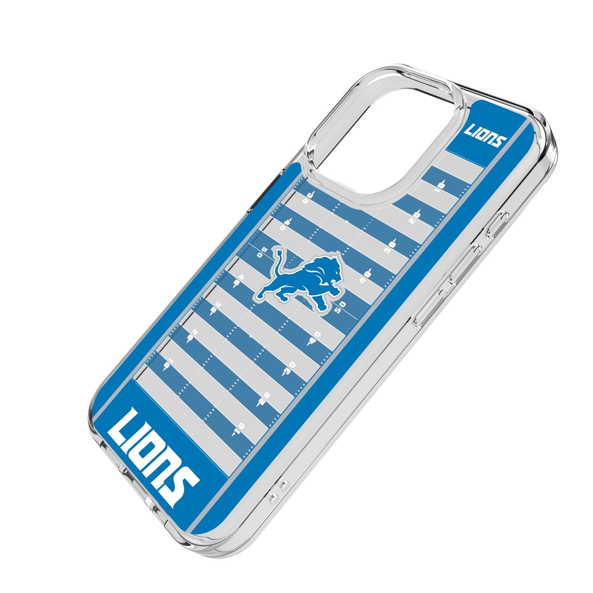 Detroit Lions Field Clear Phone Case for Apple iPhone 2