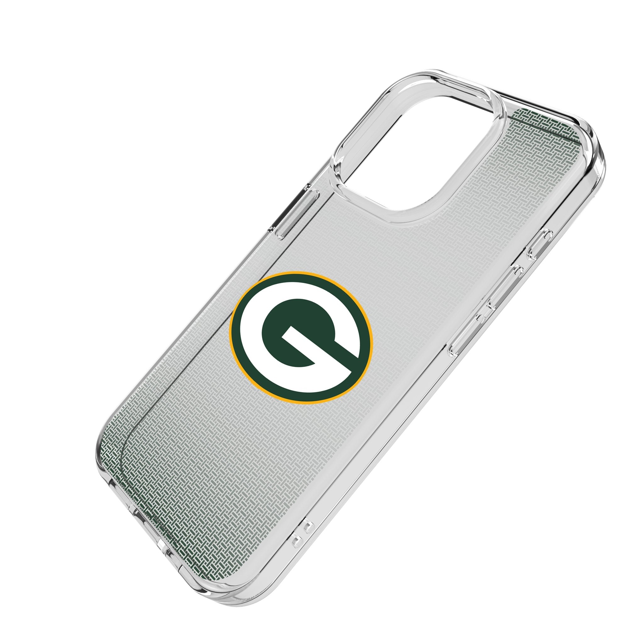 Green Bay Packers Linen Clear Phone Case for Apple iPhone 2