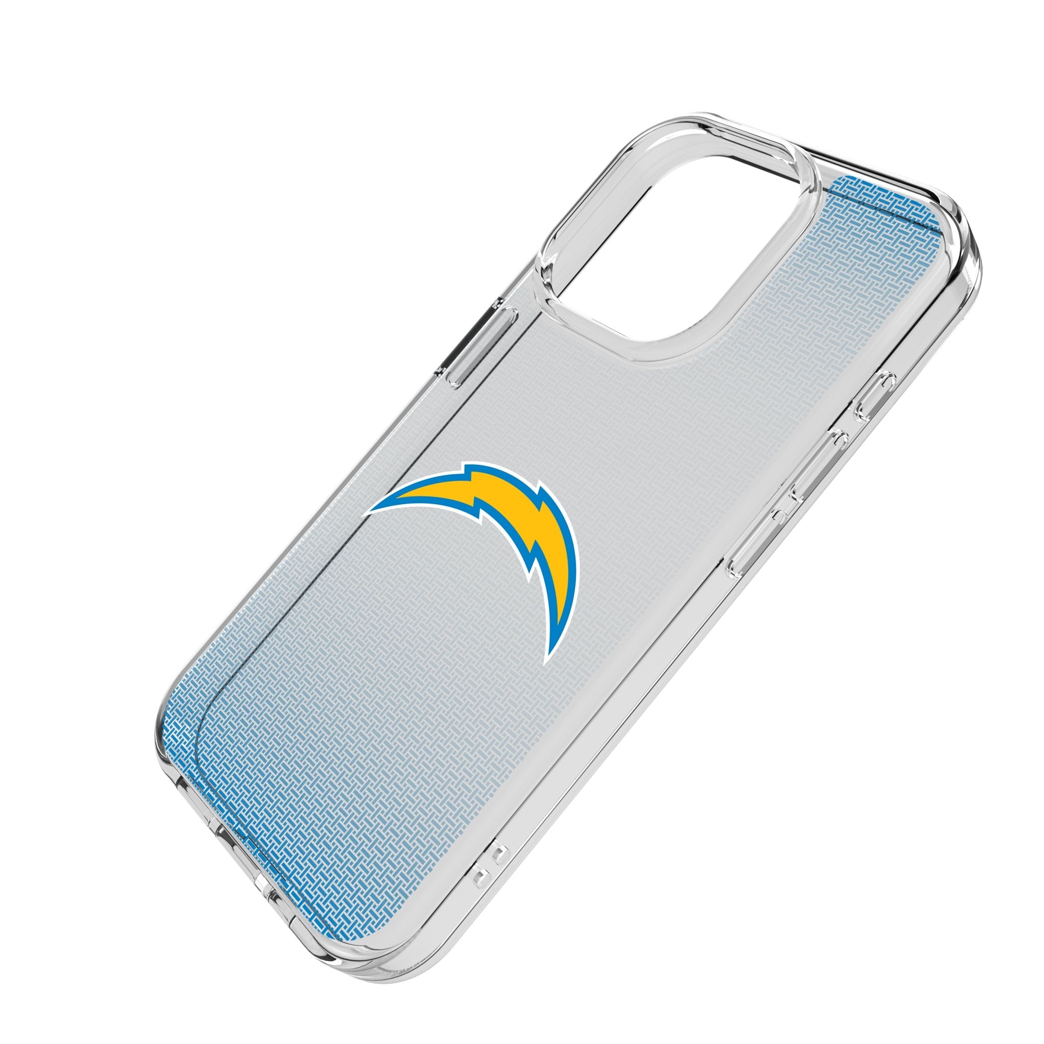 Los Angeles Chargers Linen Clear Phone Case for Apple iPhone 2