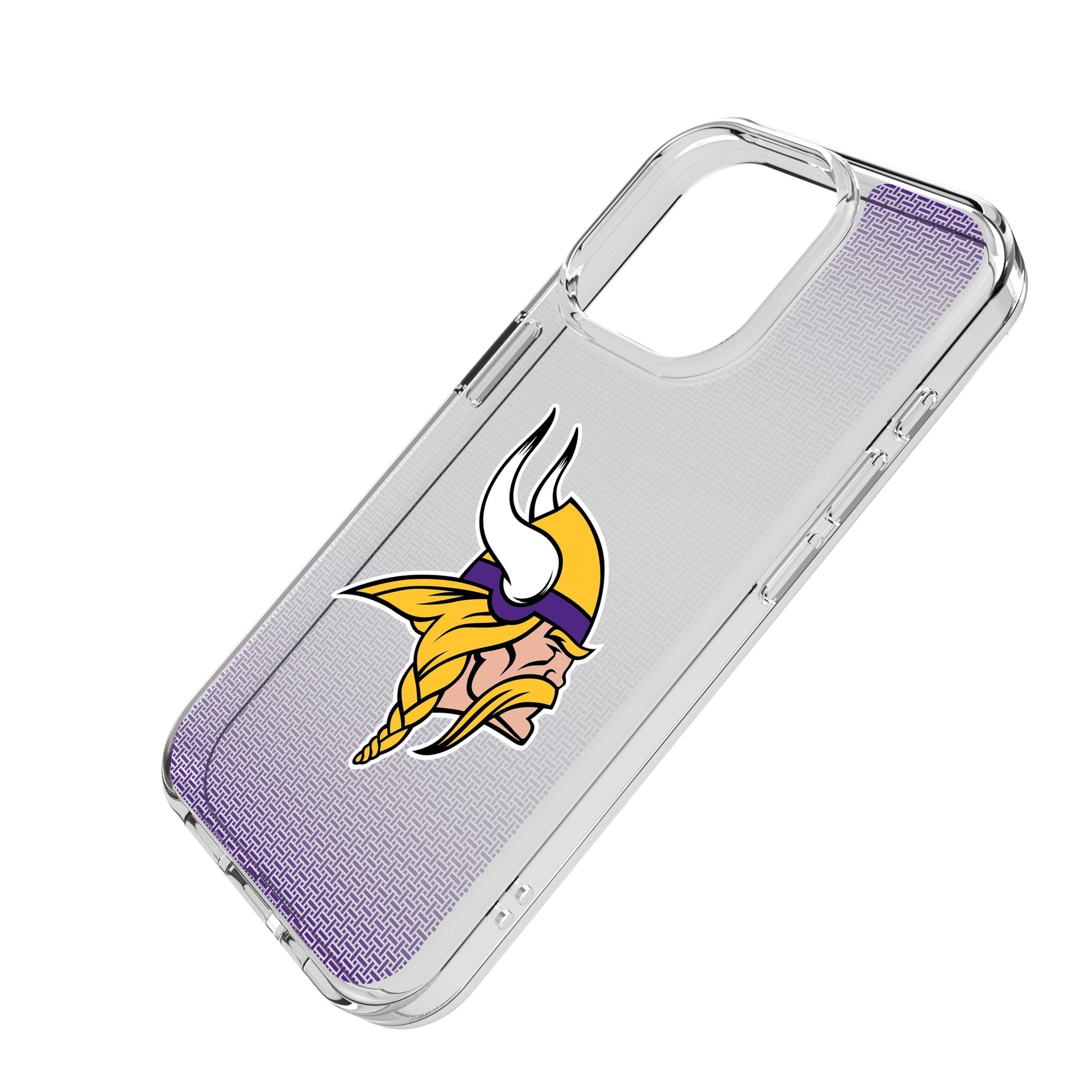 Minnesota Vikings Linen Clear Phone Case for Apple iPhone 2