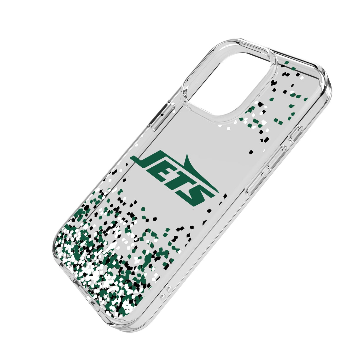 New York Jets Confetti Clear Phone Case for Apple iPhone 2