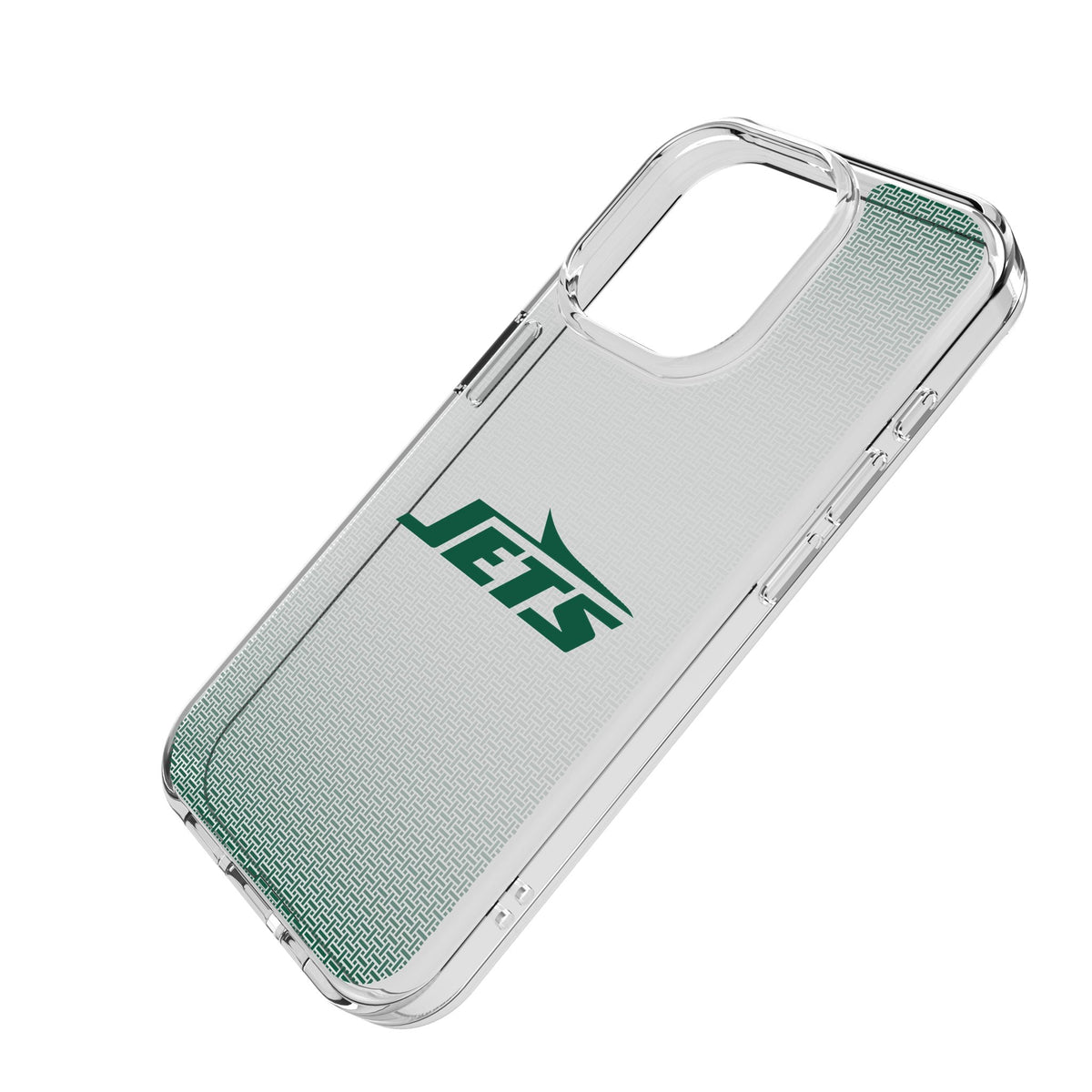 New York Jets Linen Clear Phone Case for Apple iPhone 2