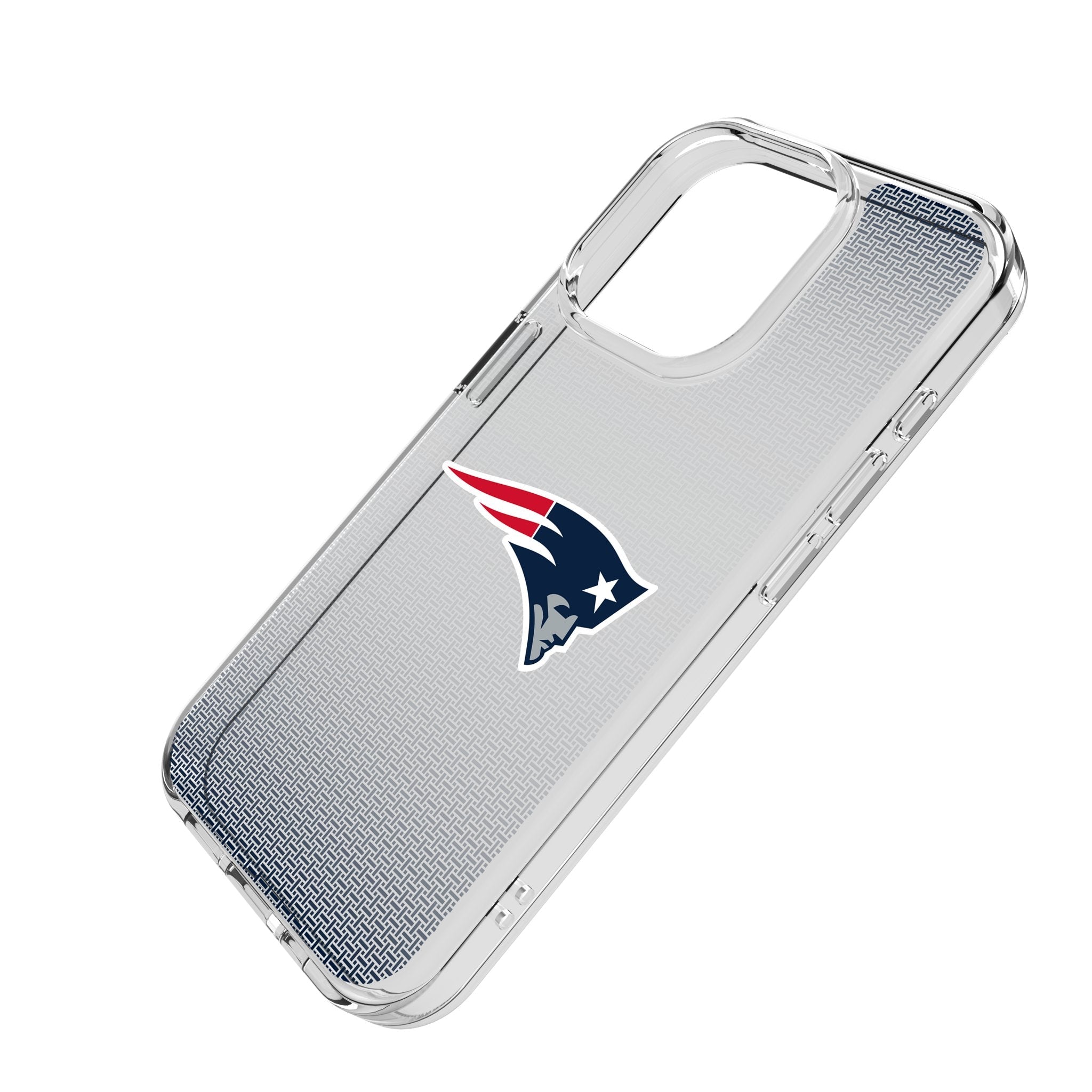 New England Patriots Linen Clear Phone Case for Apple iPhone 2