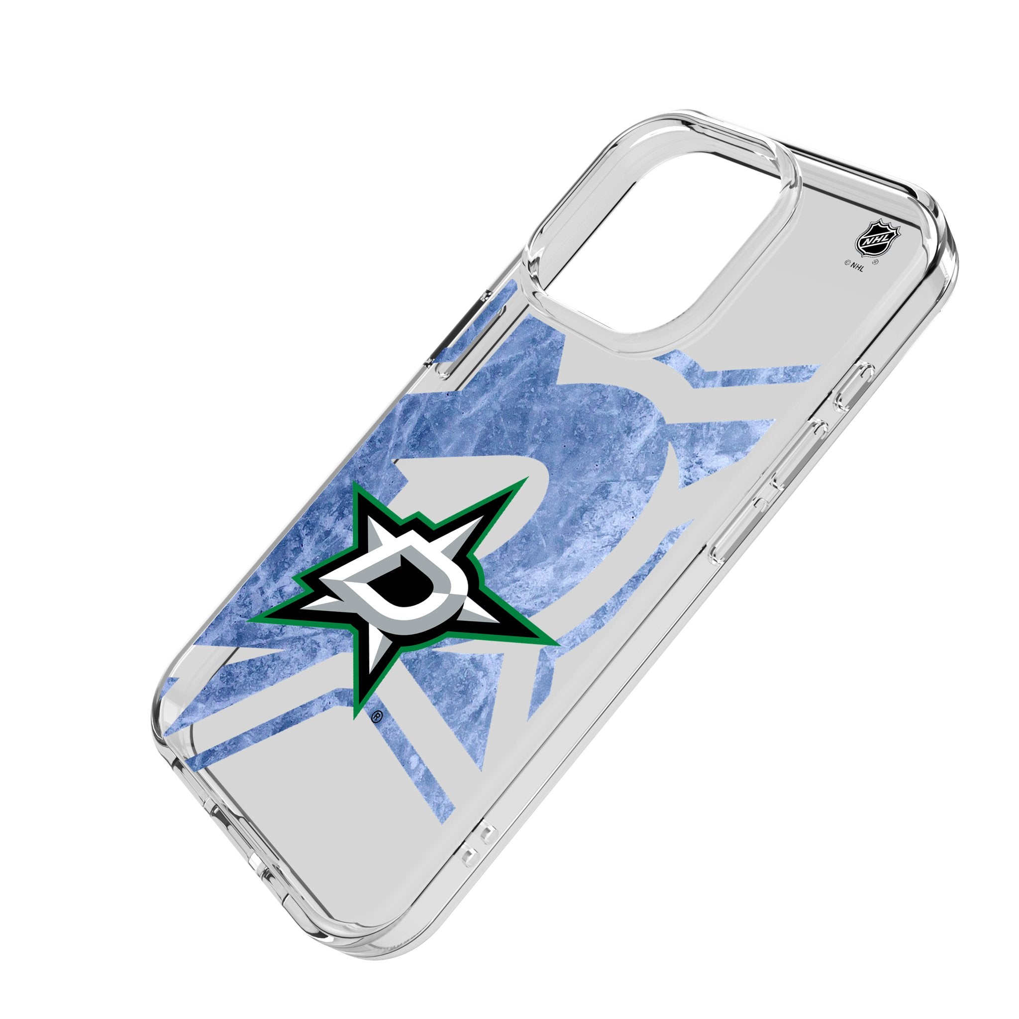 Dallas Stars Ice Tilt Clear Phone Case for Apple iPhone