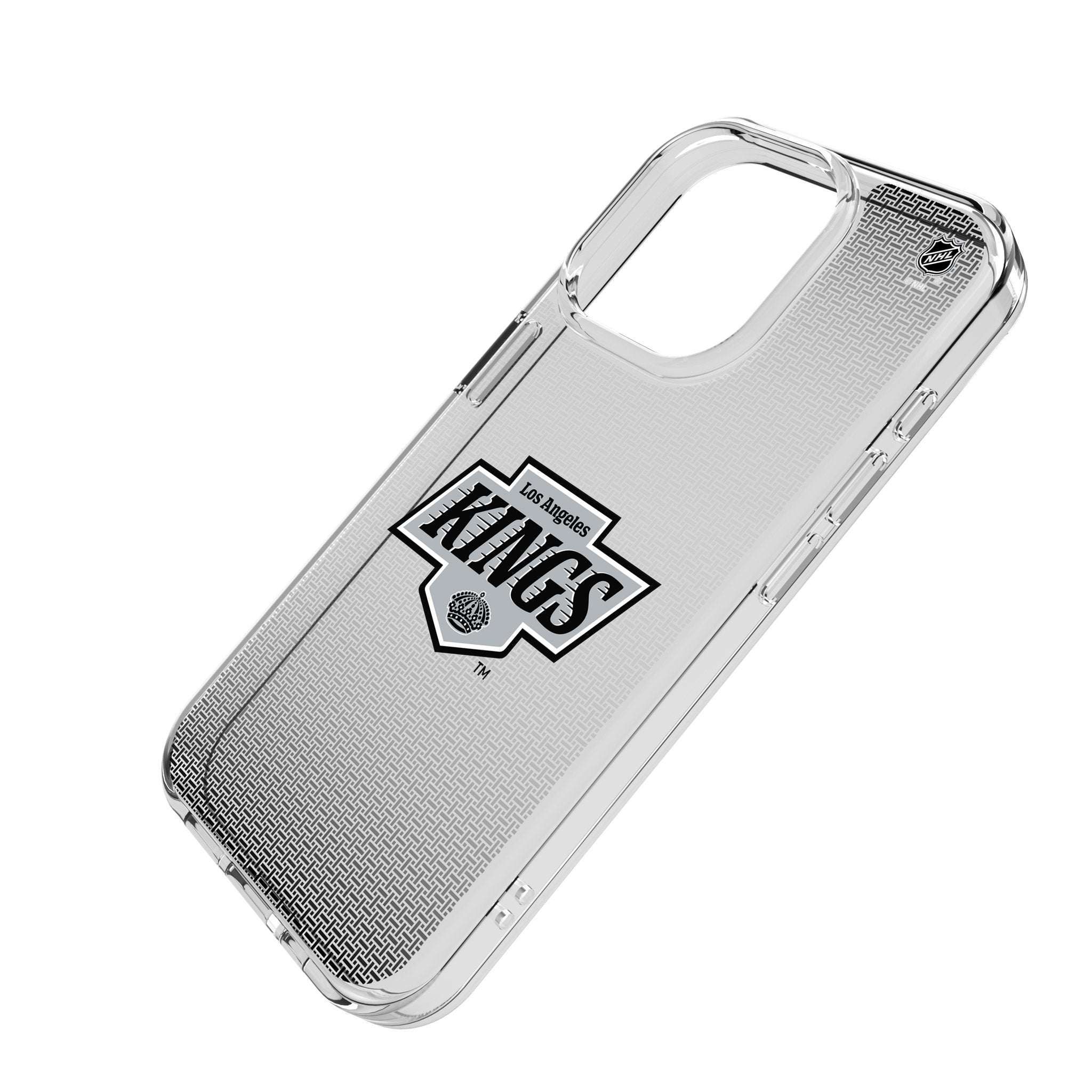 LA Kings Linen Clear Phone Case for Apple iPhone