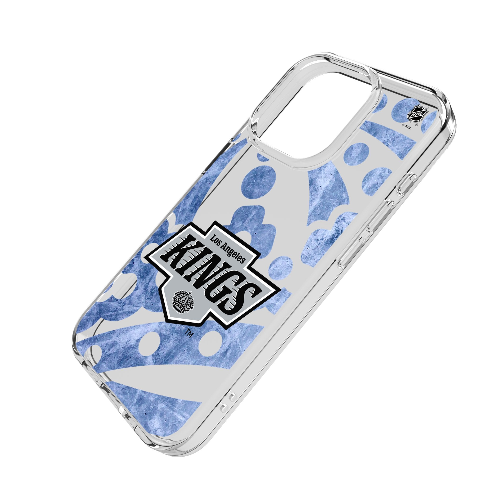 LA Kings Ice Tilt Clear Phone Case for Apple iPhone