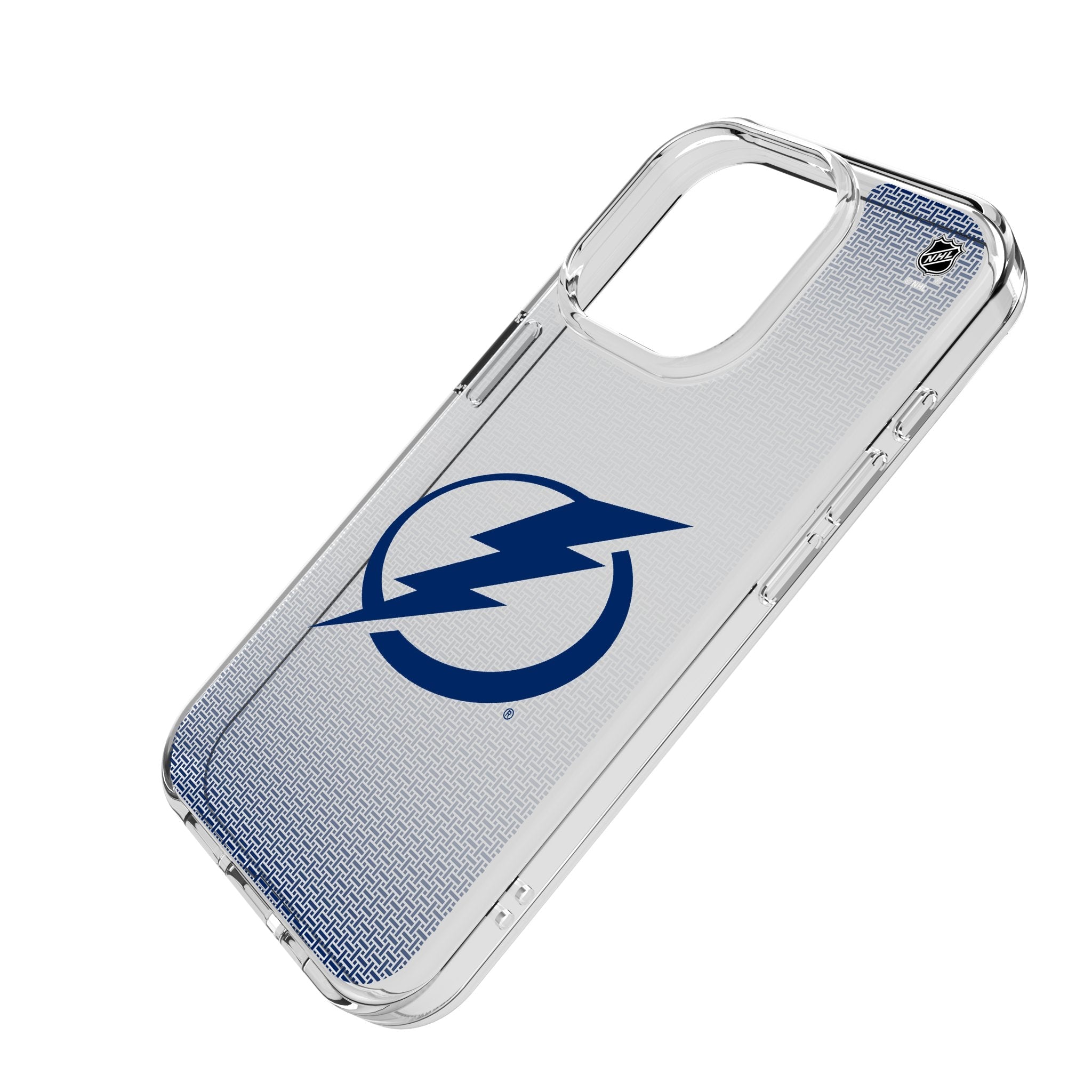 Tampa Bay Lightning Linen Clear Phone Case for Apple iPhone