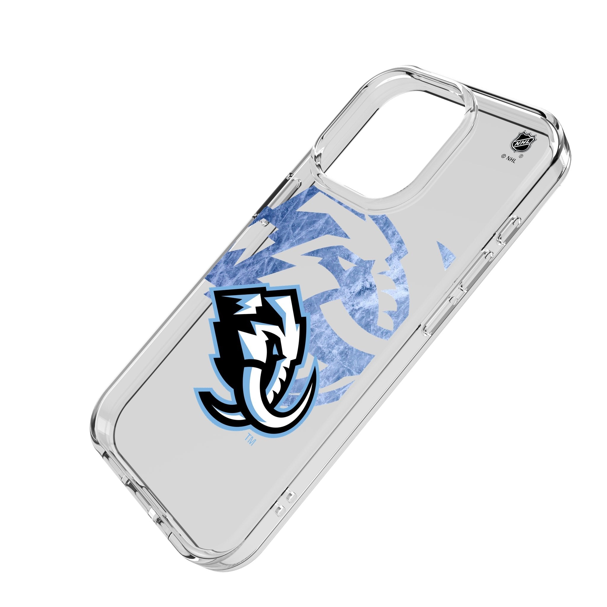 Utah Mammoth Ice Tilt Clear Phone Case for Apple iPhone