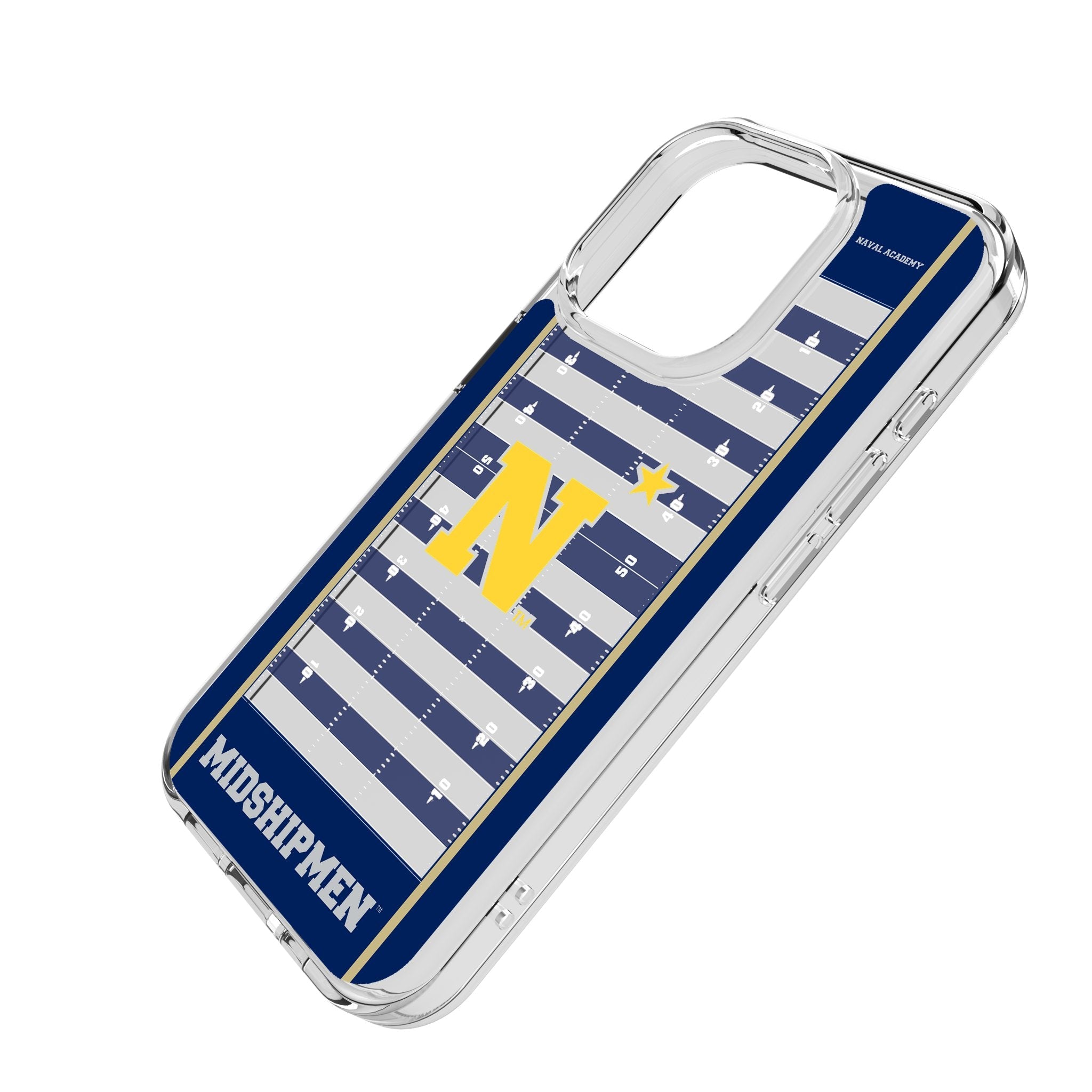 United State Naval Academy Midshipmen Field Clear Phone Case for Apple iPhone 2
