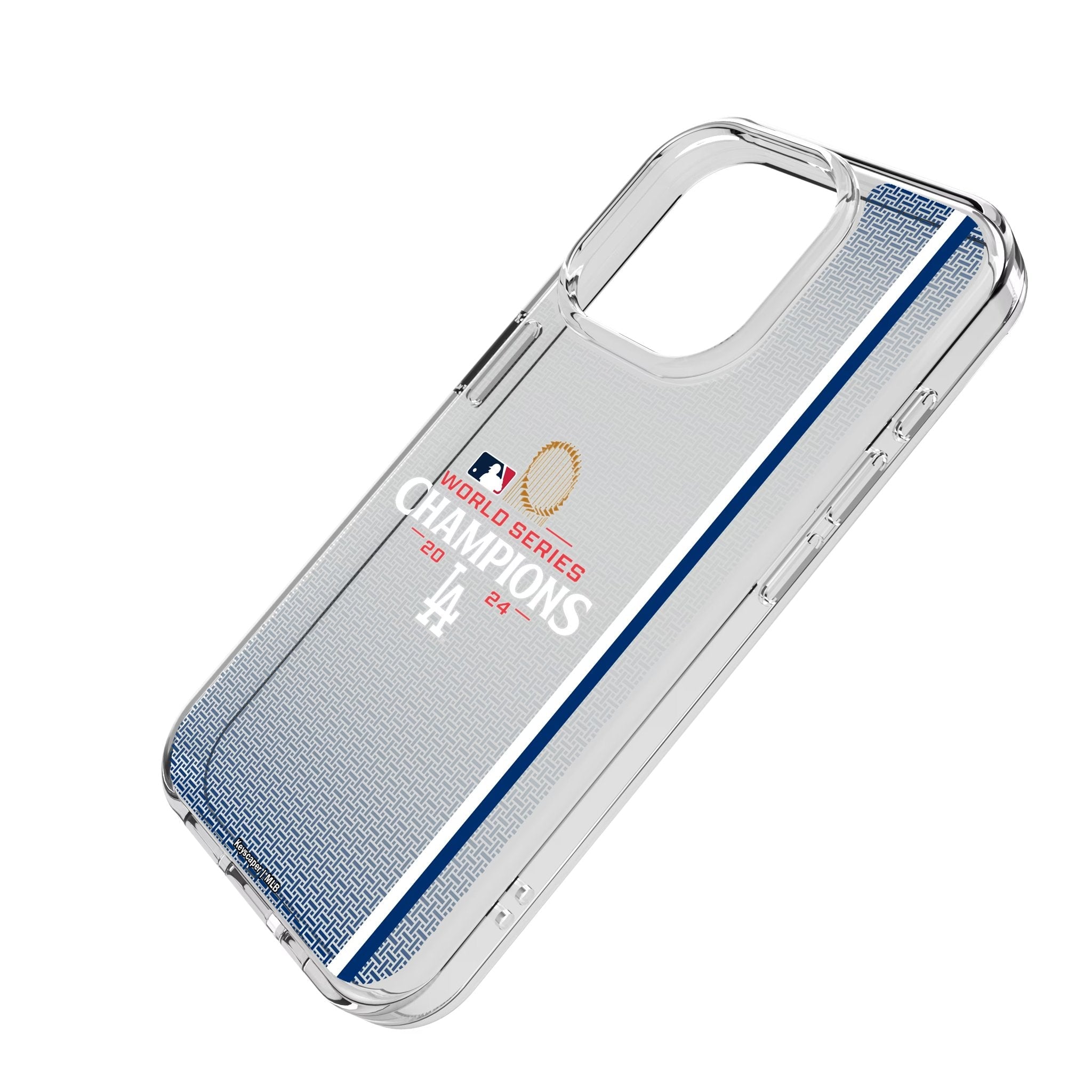 LA Dodgers 2024 MLB World Series Clear Phone Case for Apple iPhone