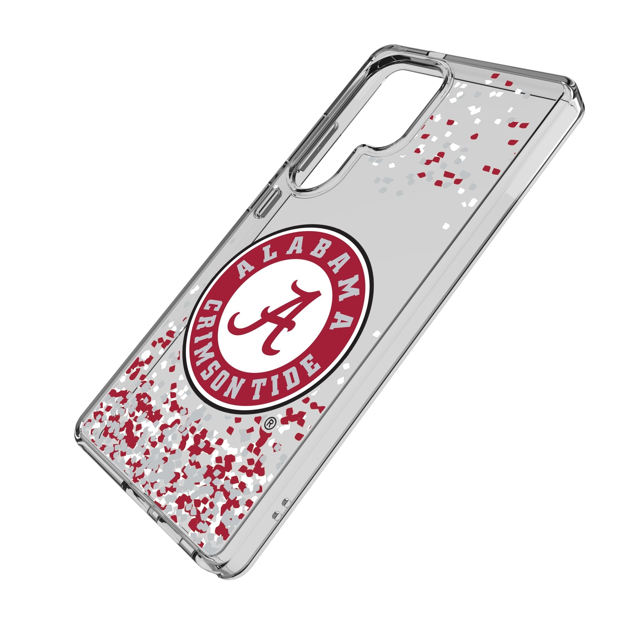 University of Alabama Crimson Tide Confetti Clear Phone Case for Samsung Galaxy 2