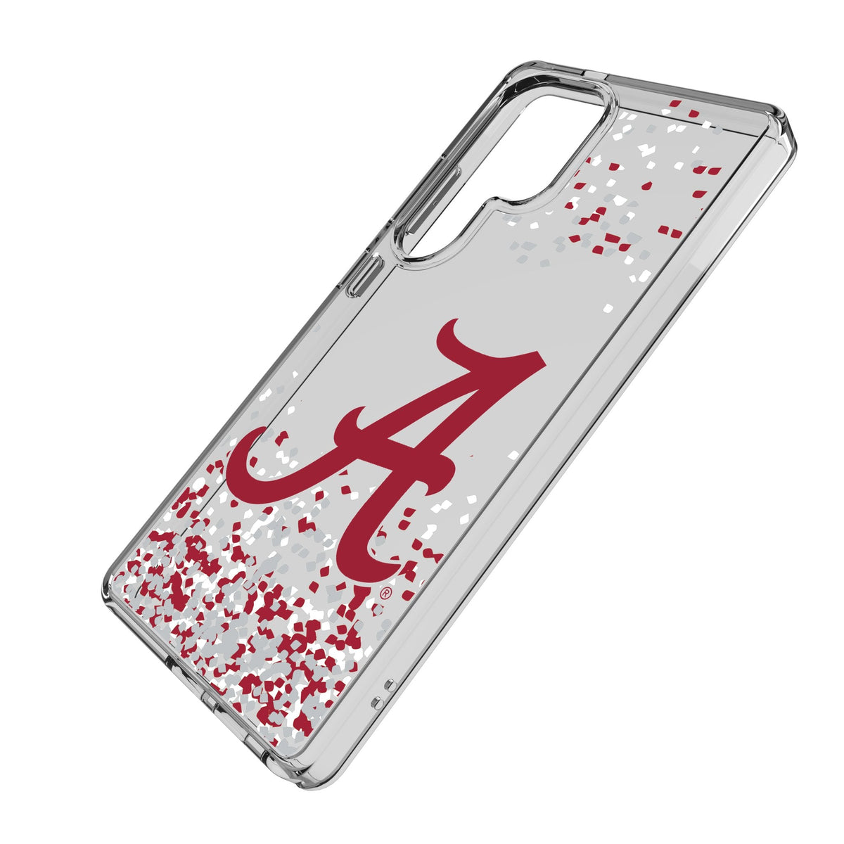 University of Alabama Crimson Tide Script A Confetti Clear Phone Case for Samsung Galaxy 2