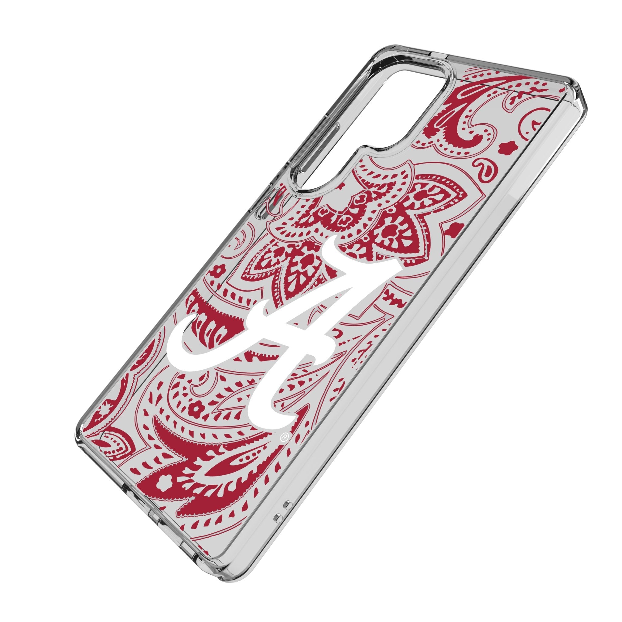 University of Alabama Crimson Tide Script A Paisley Clear Phone Case for Samsung Galaxy 2
