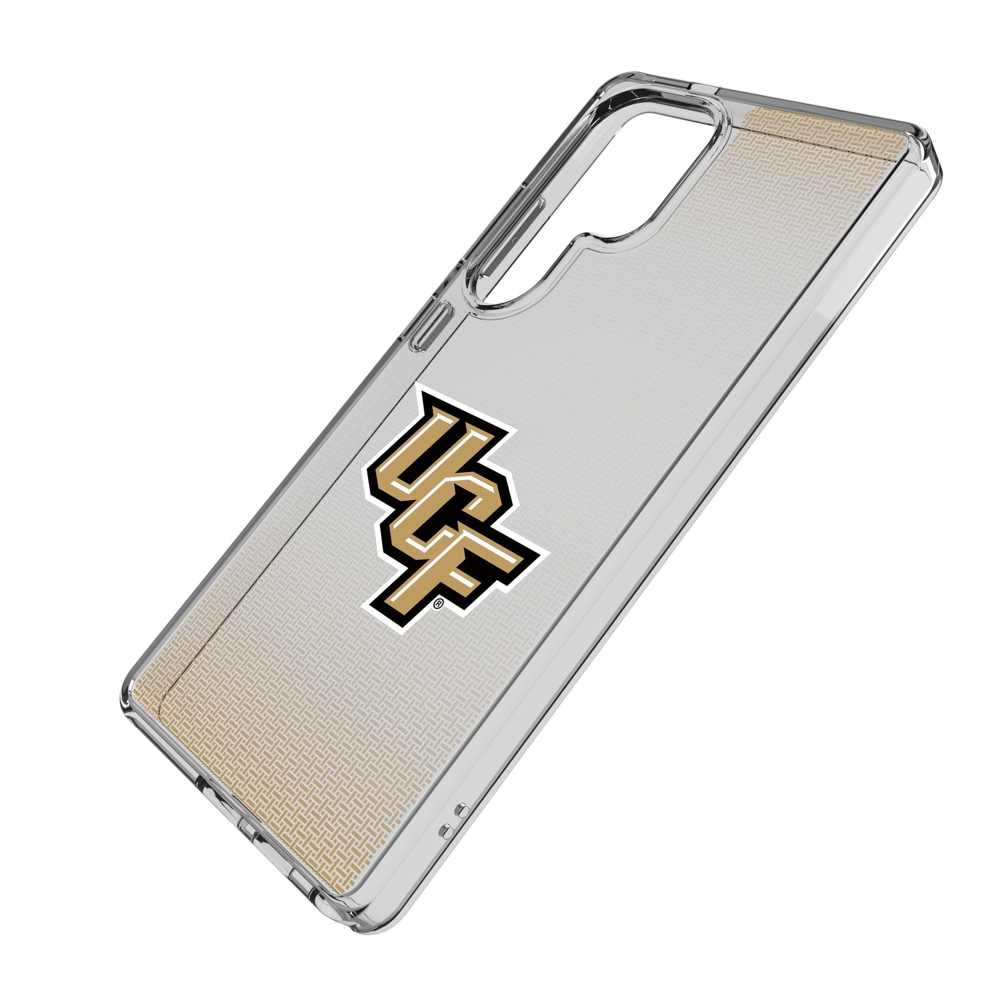 University of Central Florida Golden Knights Linen Clear Phone Case for Samsung Galaxy