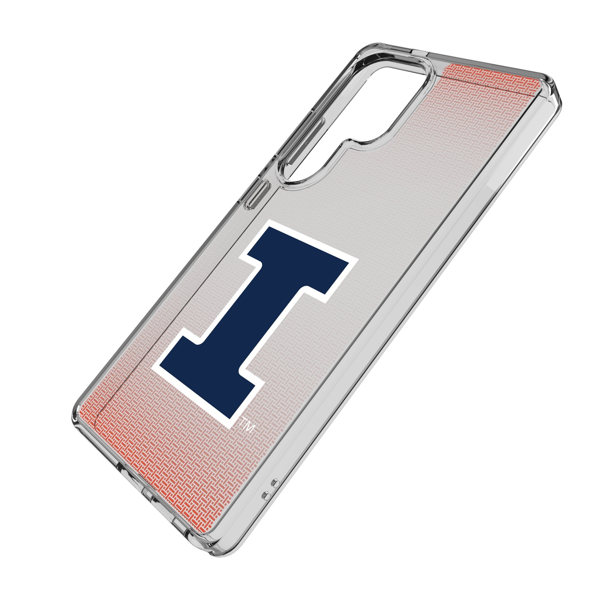 University of Illinois Fighting Illini Linen Clear Phone Case for Samsung Galaxy
