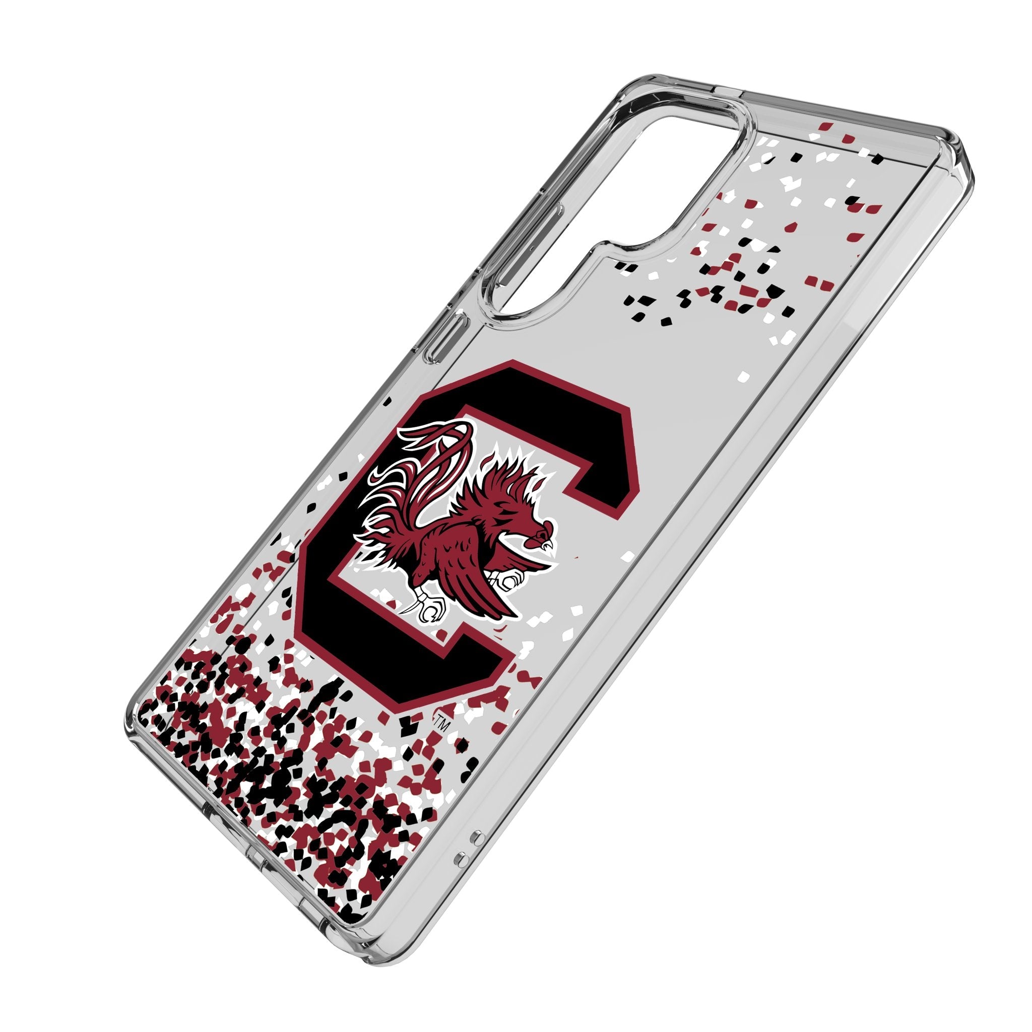 University of South Carolina Gamecocks Confetti Clear Phone Case for Samsung Galaxy